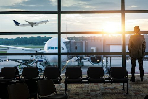 Waiting for the flight