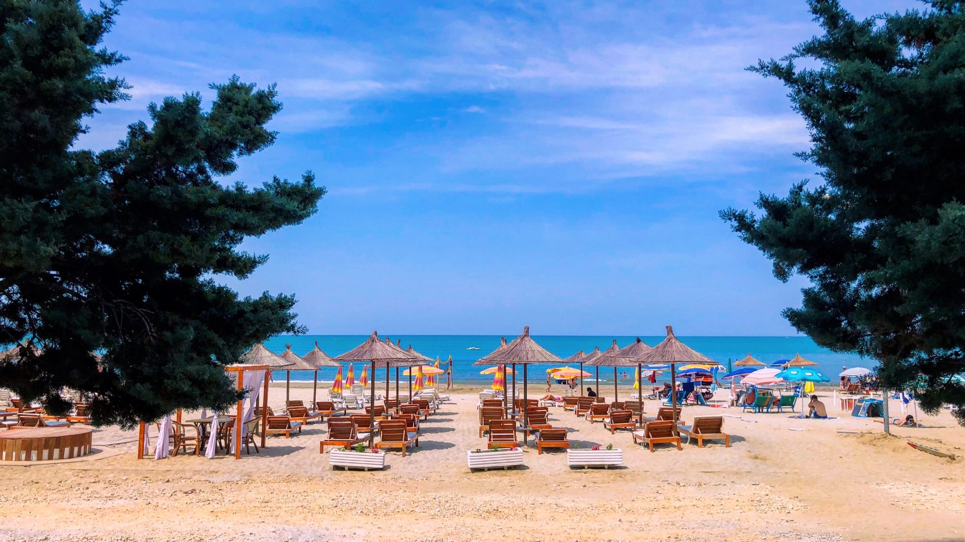 Plaża Durres w Albanii
