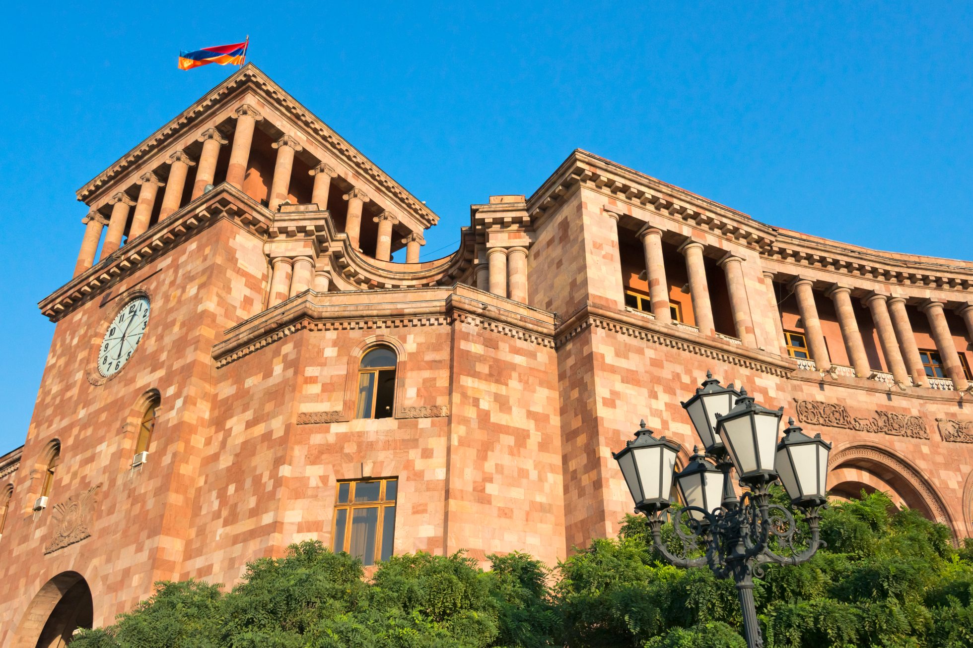Budynki rządowe na Placu Republiki, Erywań, Armenia