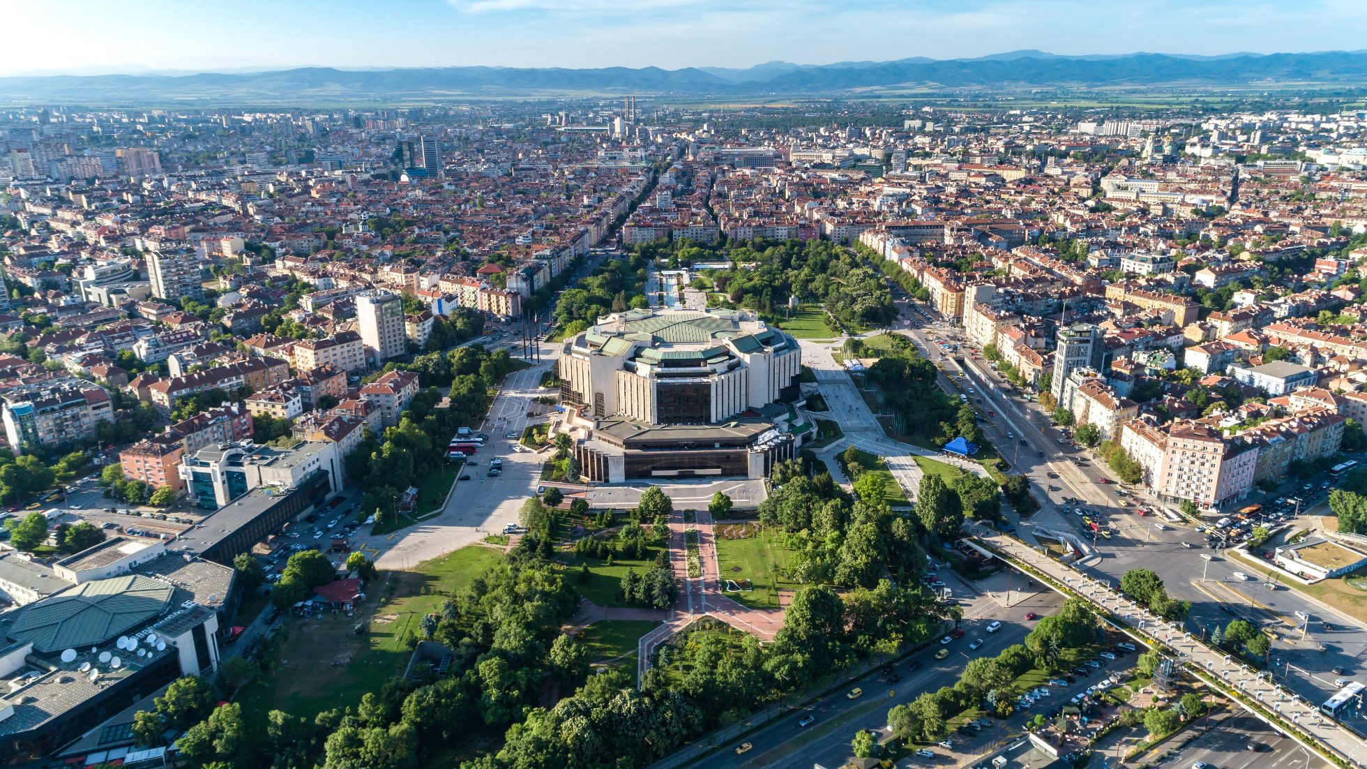 Panorama stolicy Bułgarii - Sofii