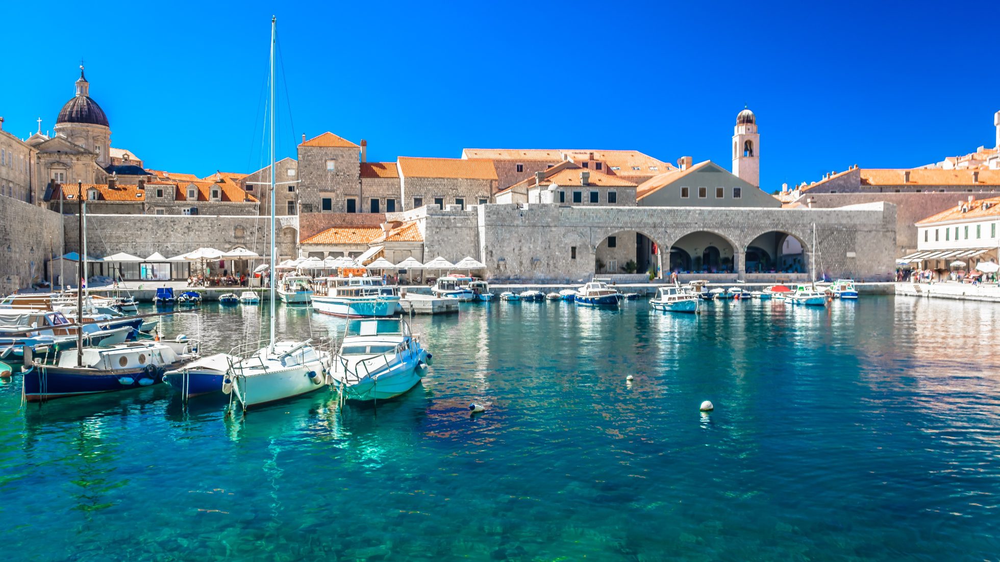 Old town in Dubrovnik, vacation with children in Croatia