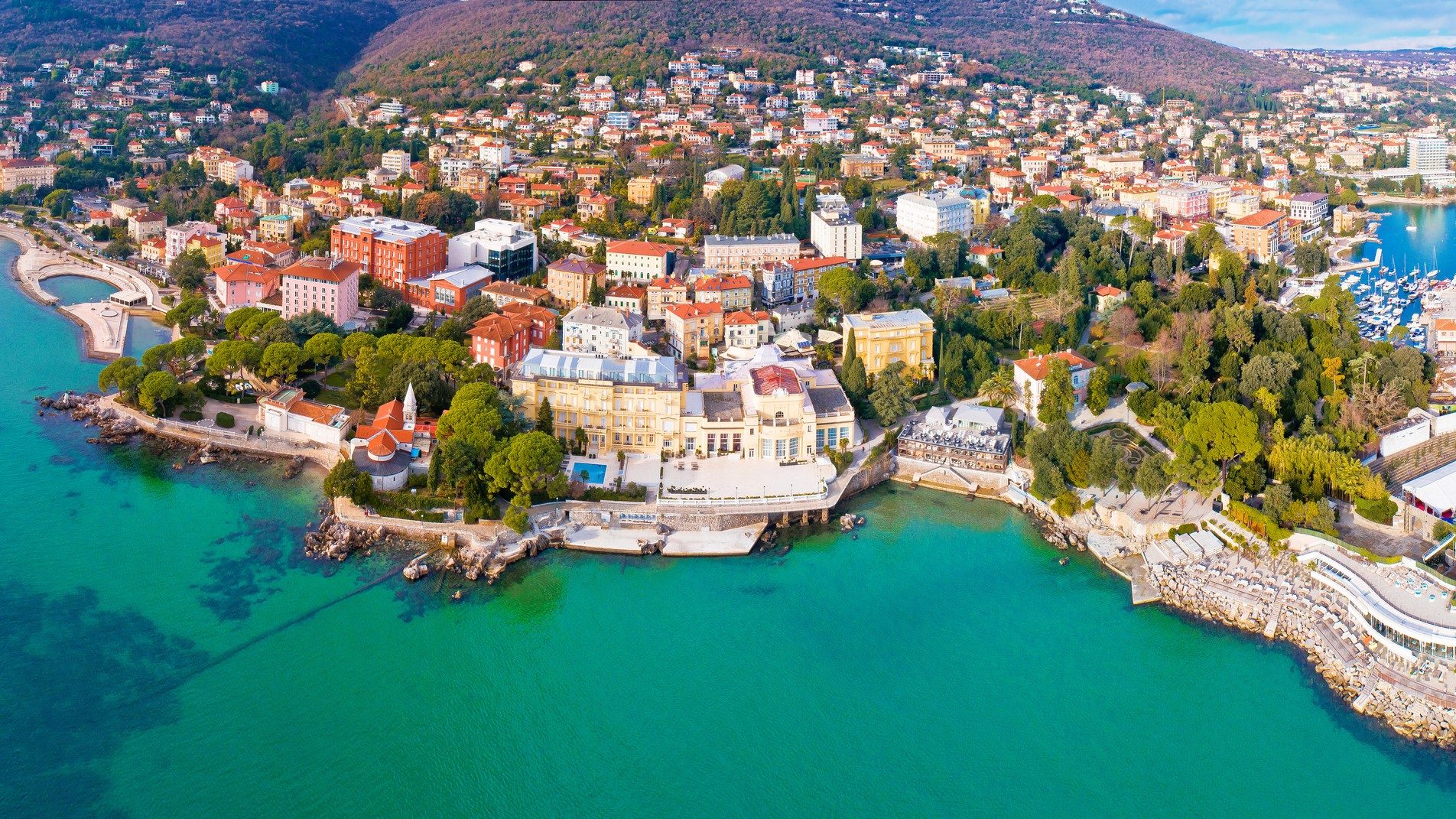Panorama miasta Opatija