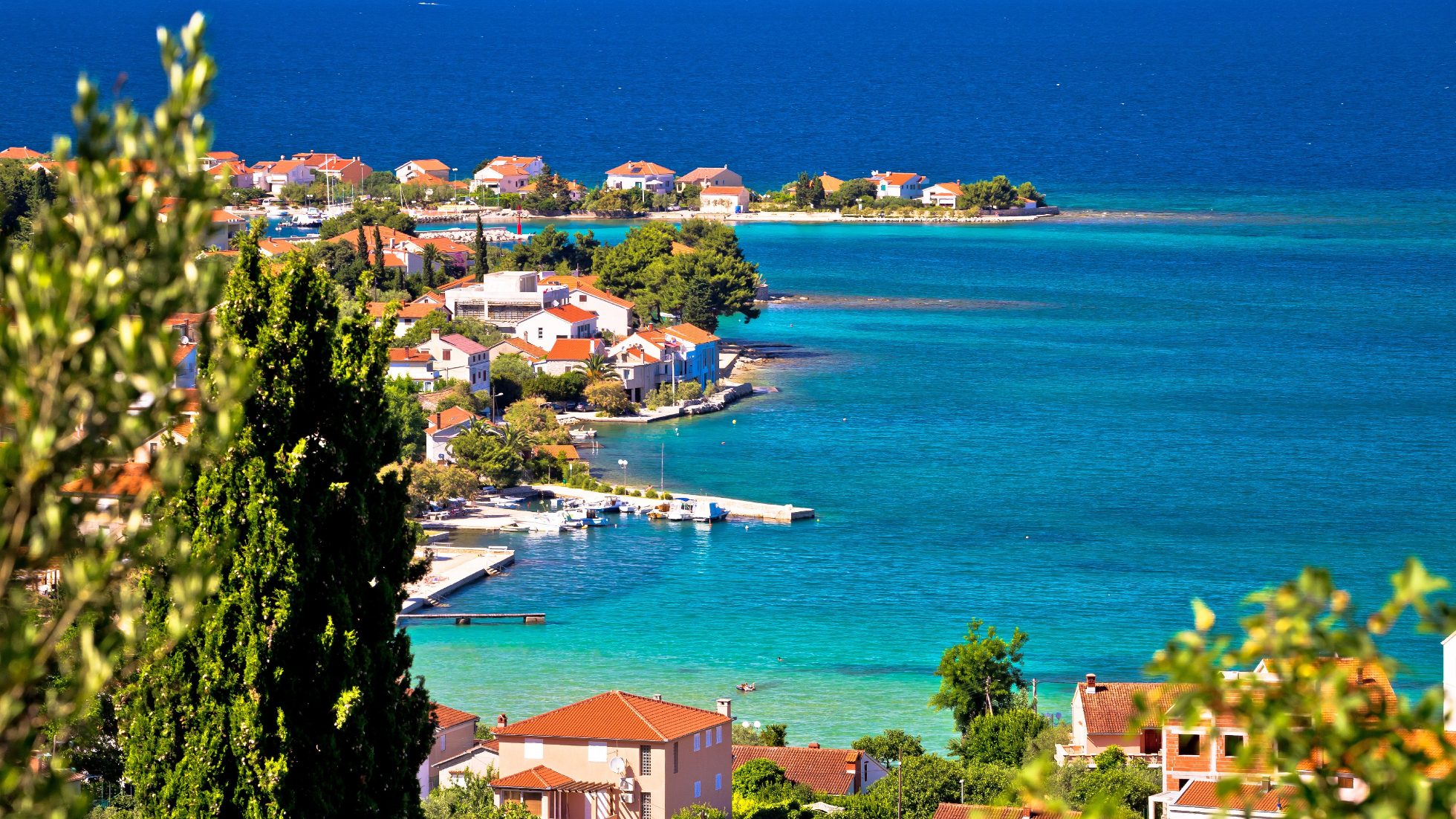 Widok na malowniczy Zadar; zabytki Zadaru