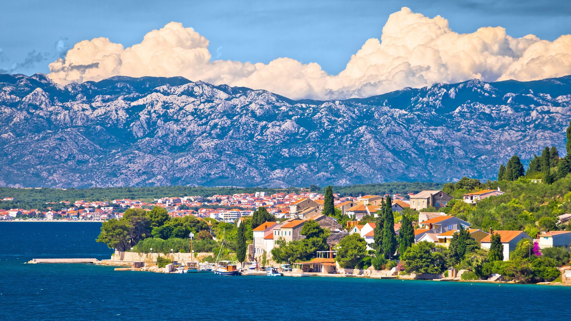 Widok na malowniczy Zadar