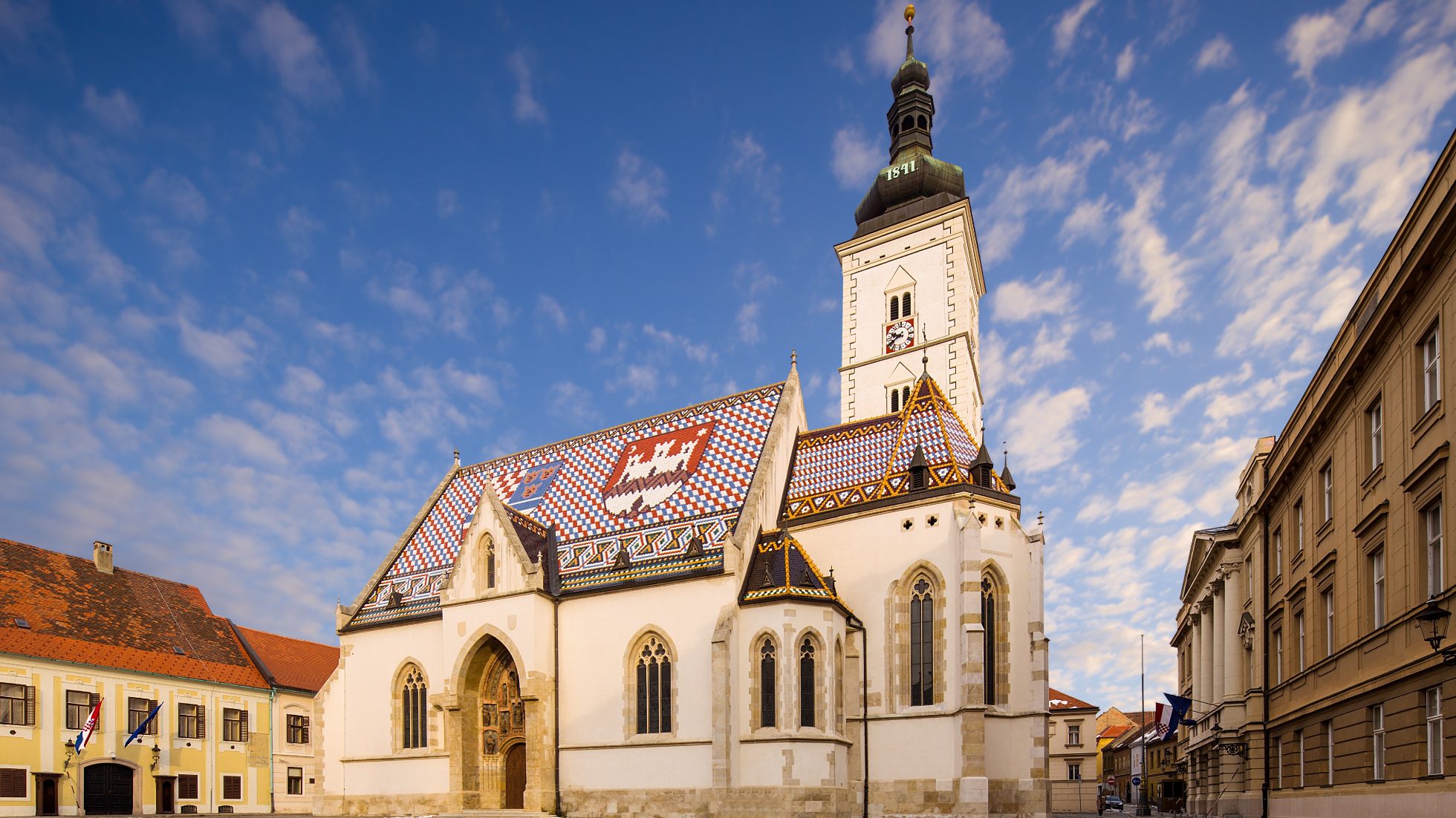 Kościół św. Marka z kolorowymi dachówkami, Zagrzeb atrakcje