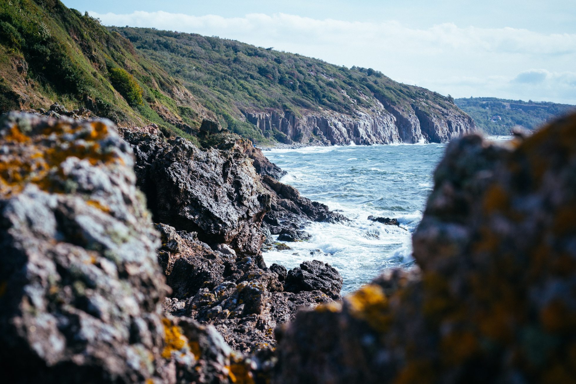 Wybrzeże wyspy Bornholm