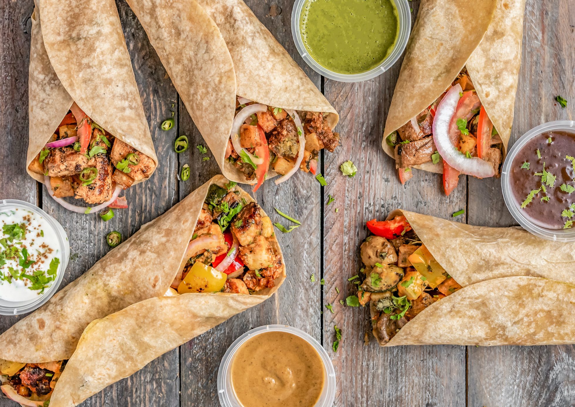 Smakowite burritos polecają się do spróbowania!
