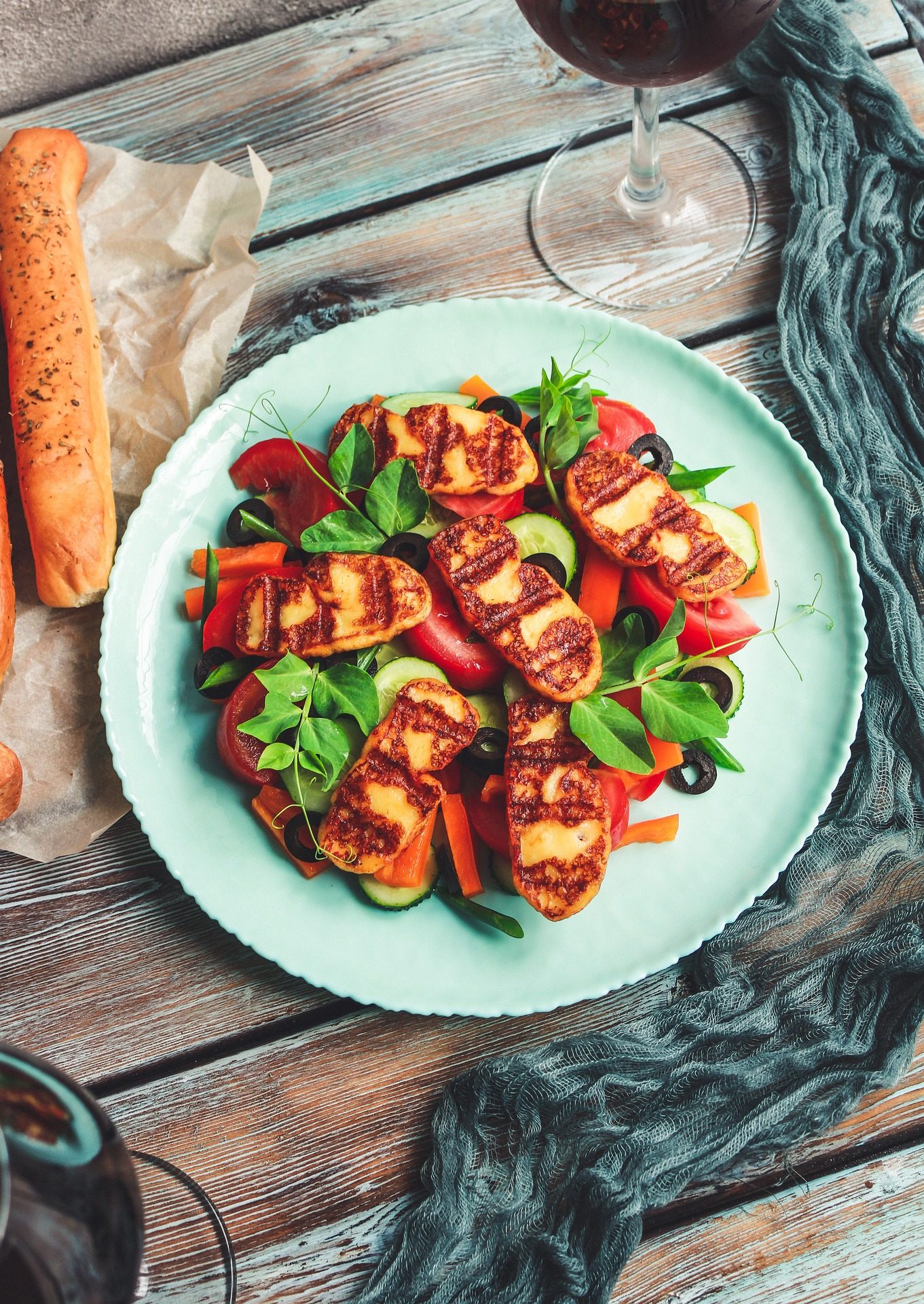 Smażony ser Halloumi