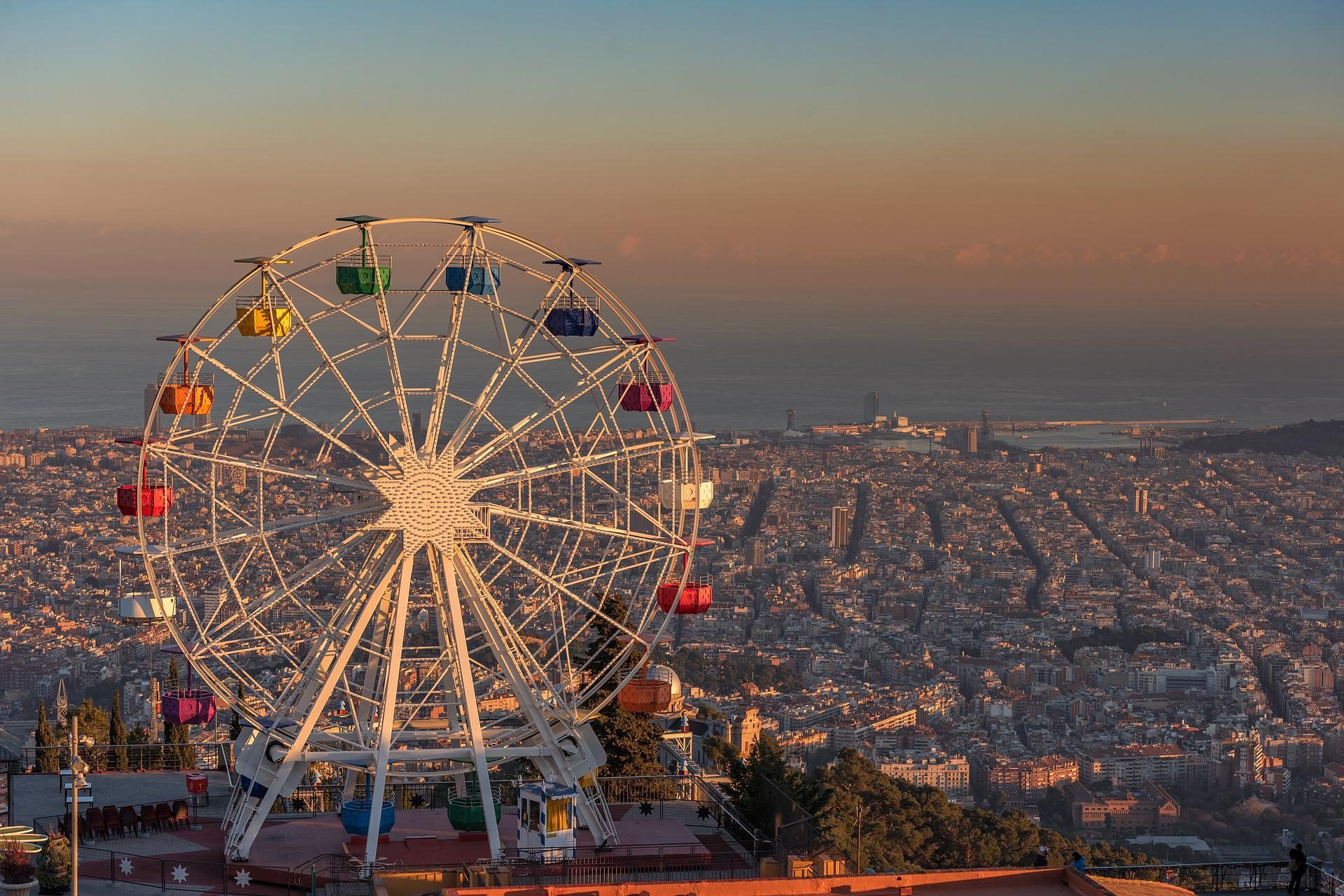 Park rozrywki Tibidabo w Barcelonie
