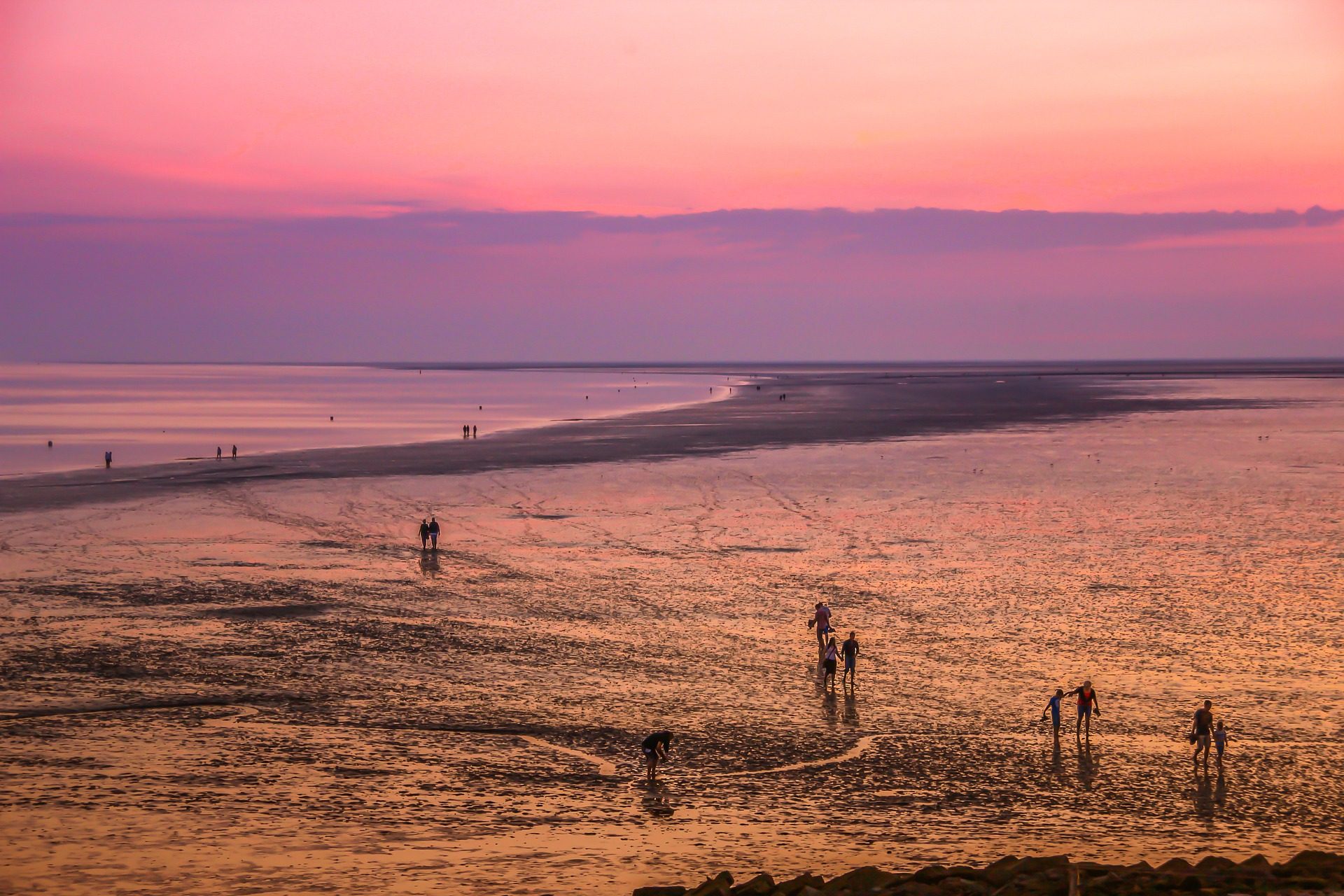 The Wadden Sea in the Netherlands