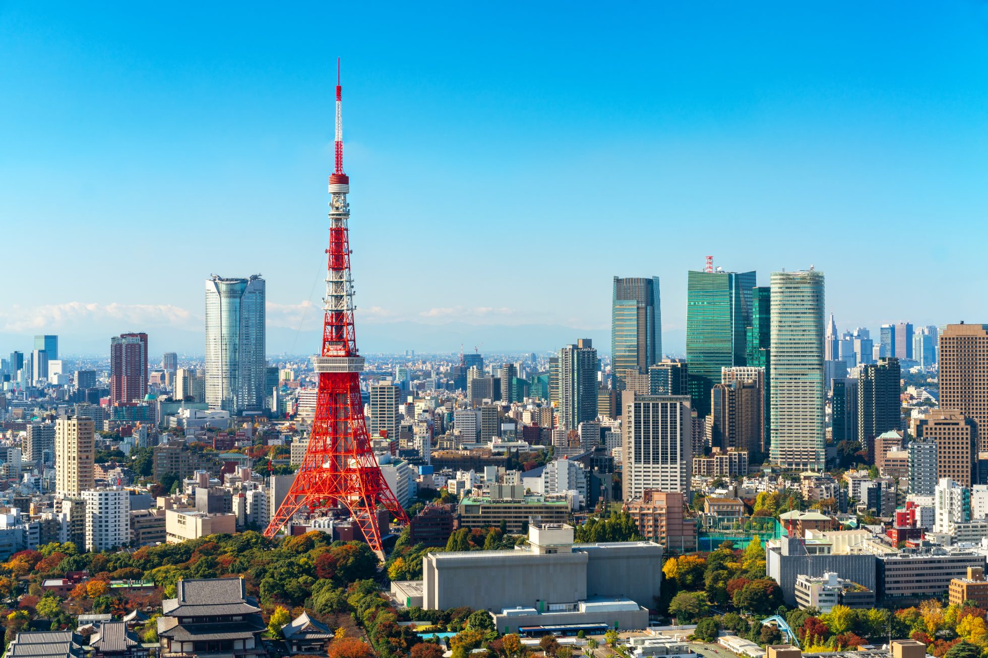 Panorama Tokio, najpiękniejsze miejsca w Japonii