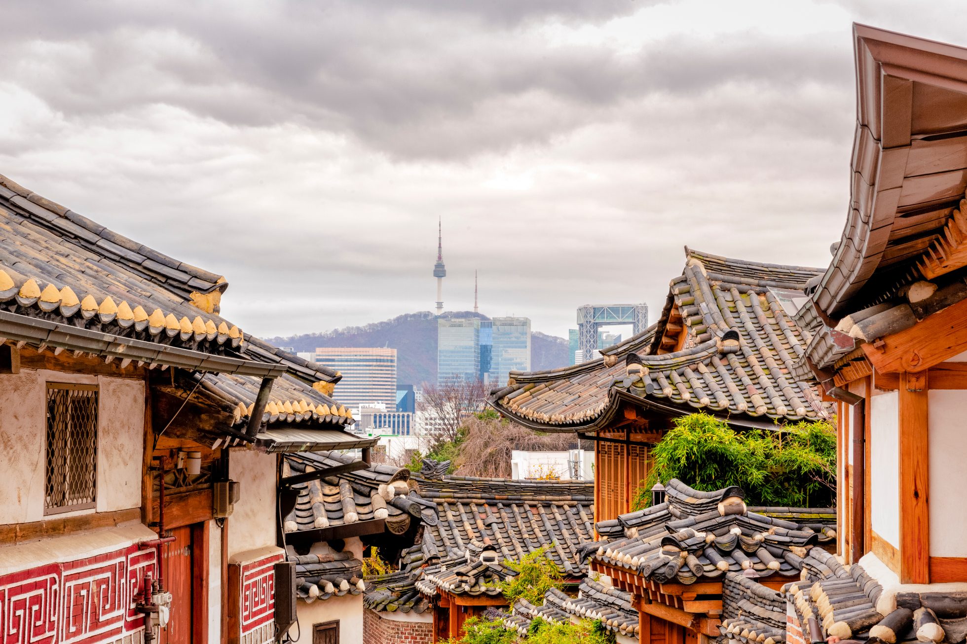 Panorama miasta Seul, Korea Południowa