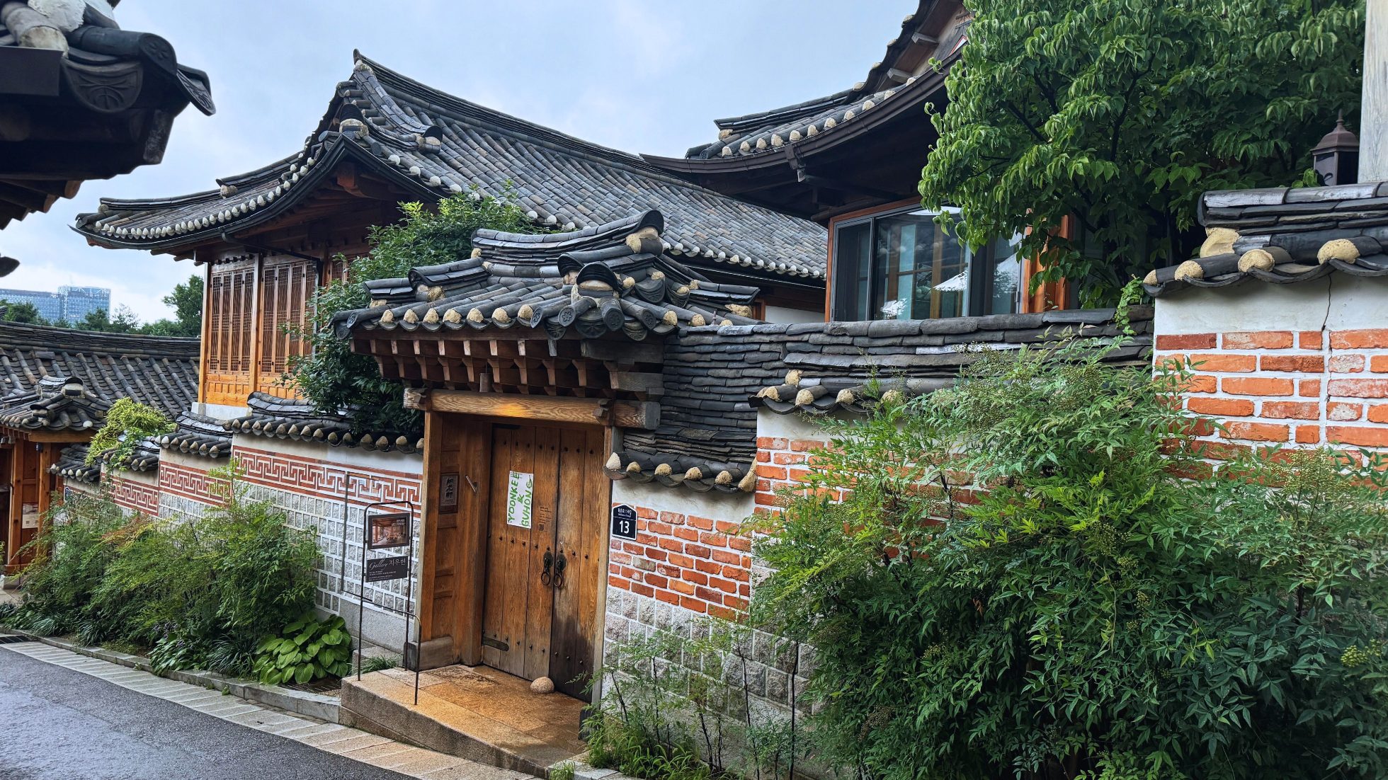 Residential buildings in Bukchon Hanok village