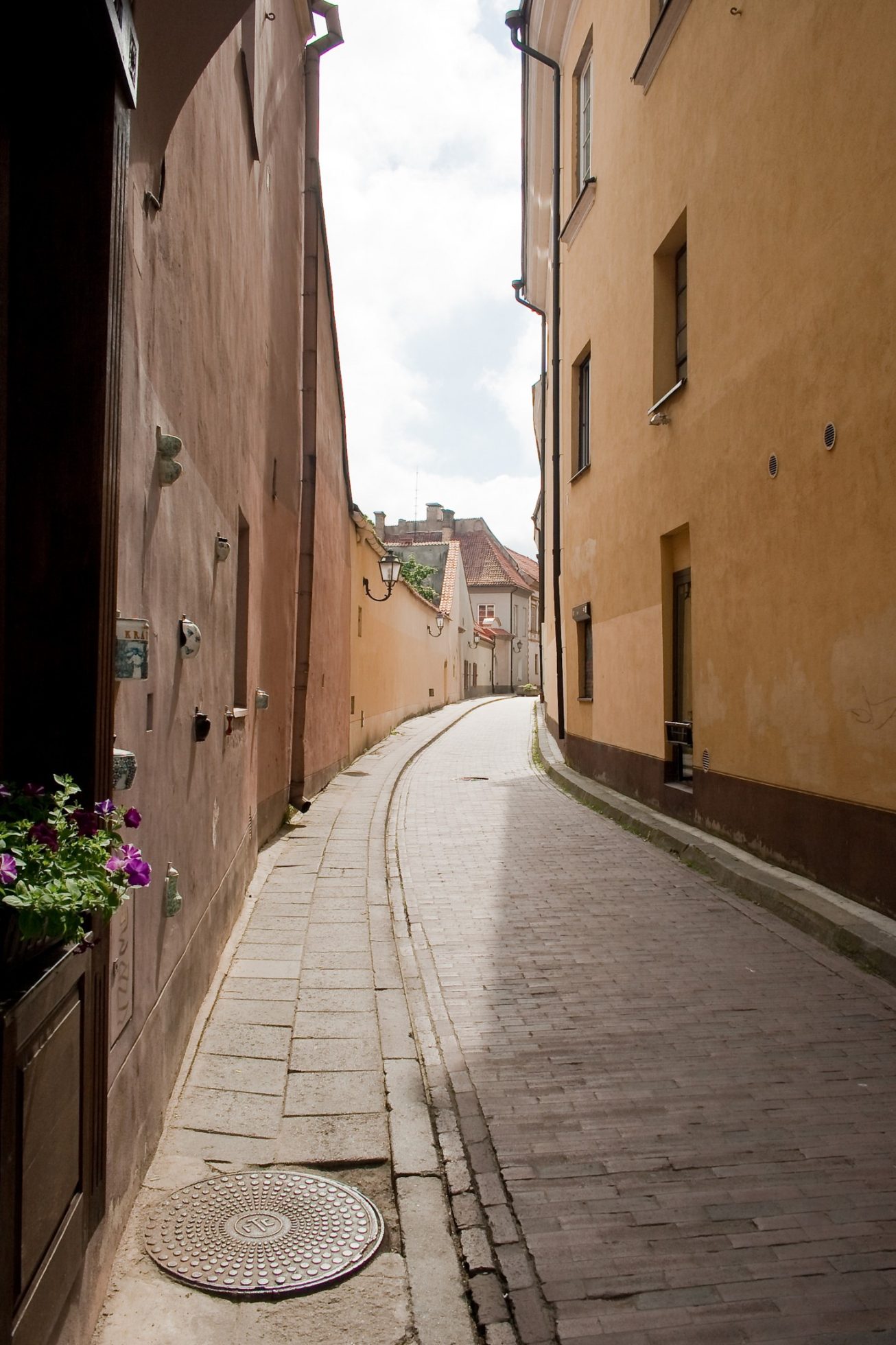Straße der Altstadt in Vilnius