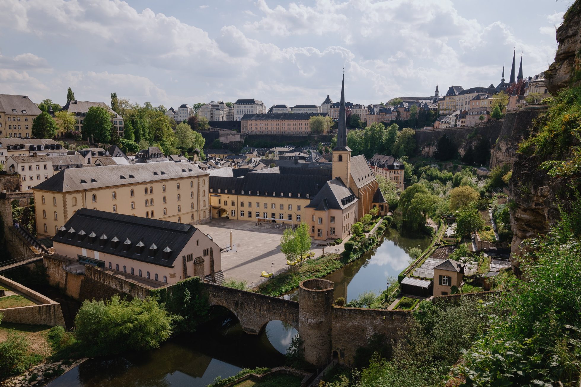 Widok na Luksemburg