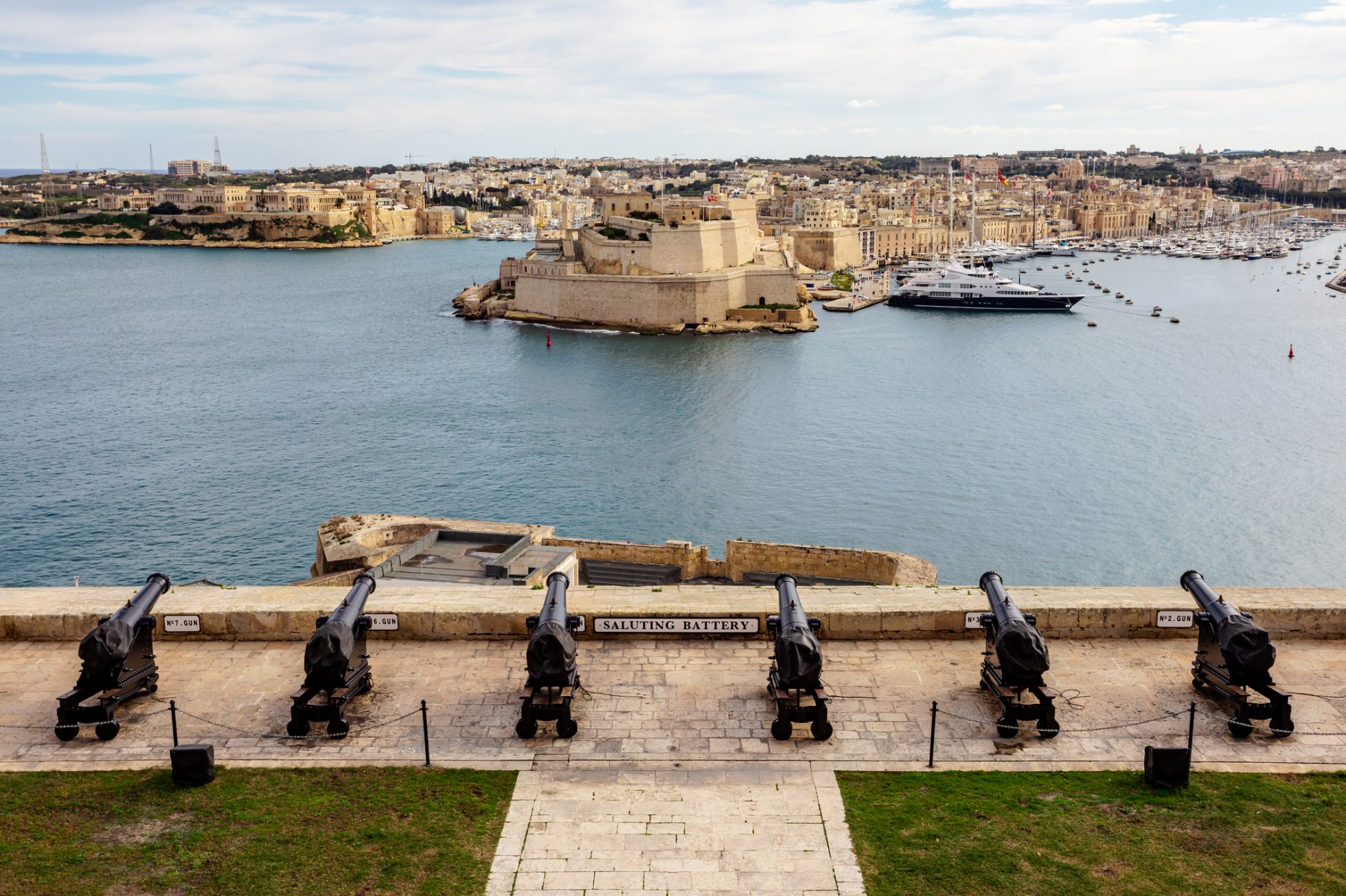 Bateria Salutacyjna w Valletcie, Malta