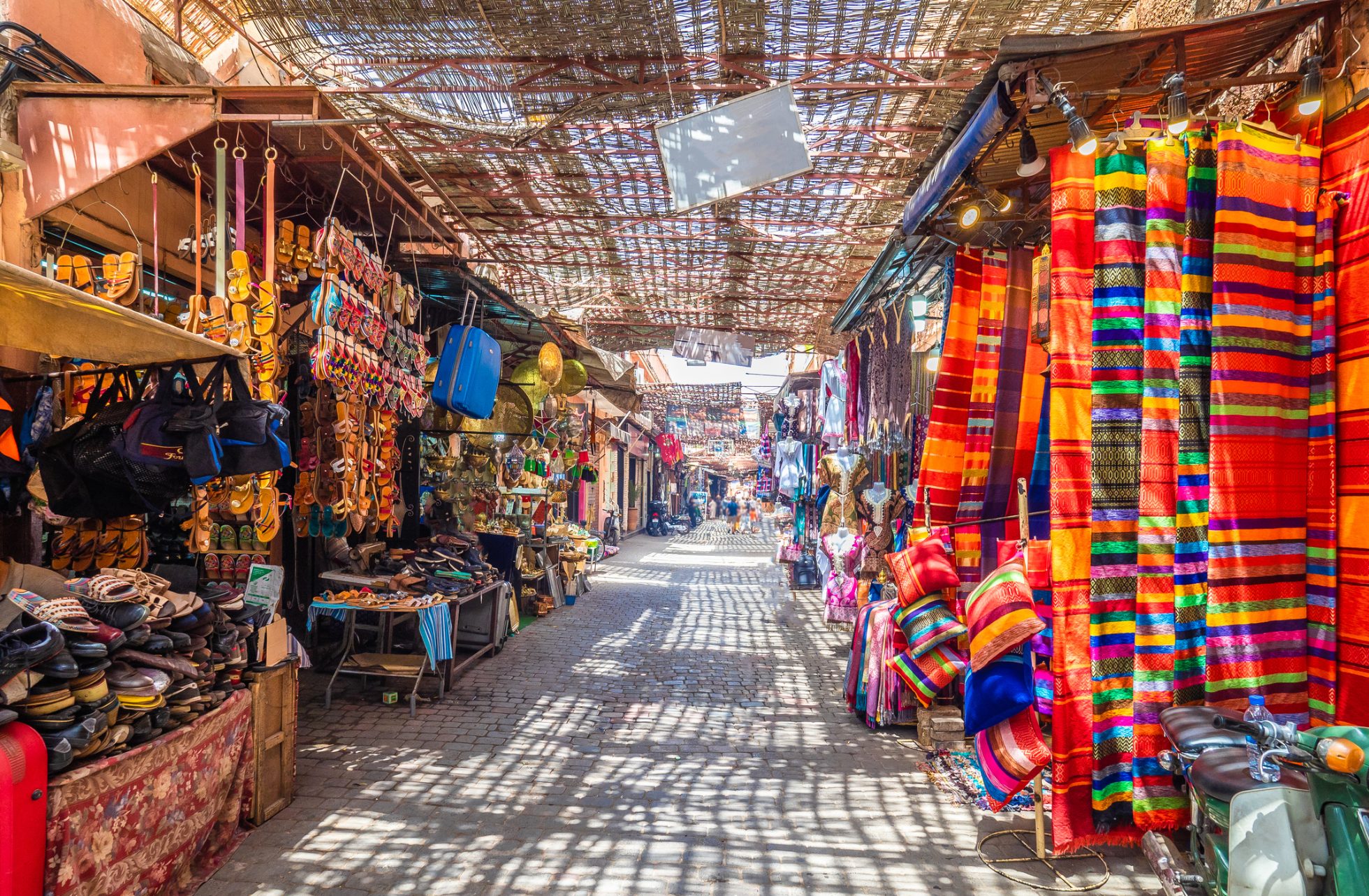 Souk w Marrakeshu