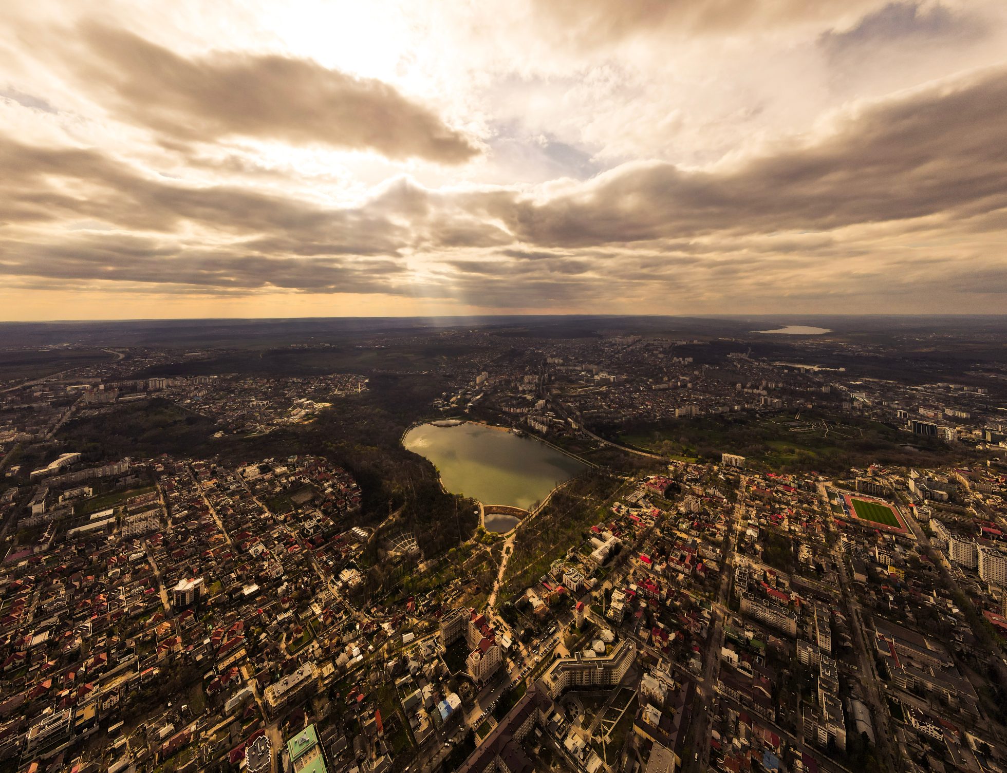 A bird's eye view of Chisinau, where to go on vacation in May?