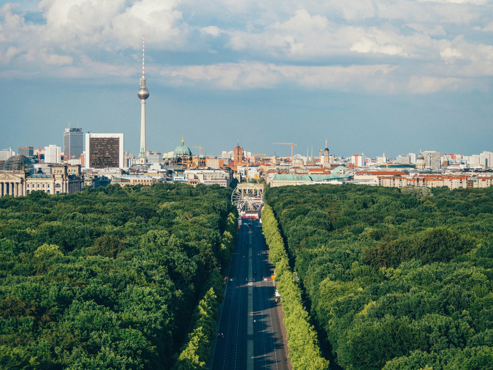 Widok na panoramę Berlina