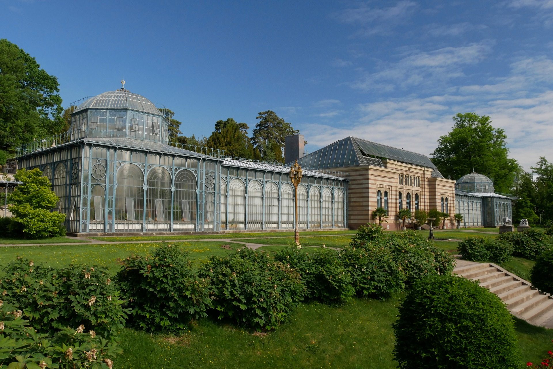 Stuttgart: zabytki i mało znane miejsca w Stuttgarcie, Palmiarnia w parku pałacowym Rosenstainpark