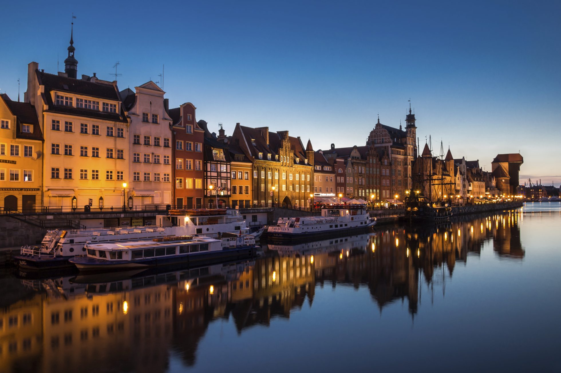 Gdansk Harbor to Motlawa River, Gdansk, Poland