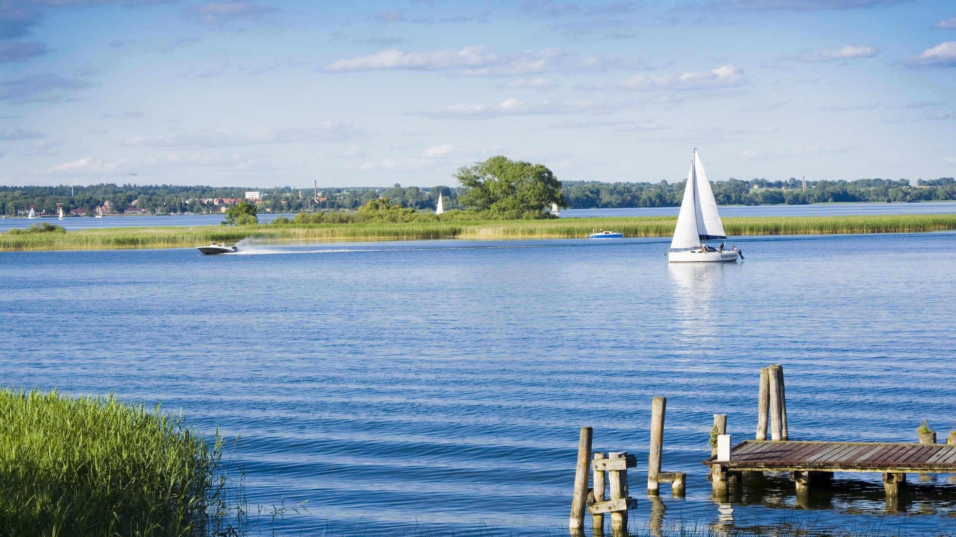 Masuria - a sailboat on a lake, where to go on vacation in Poland?