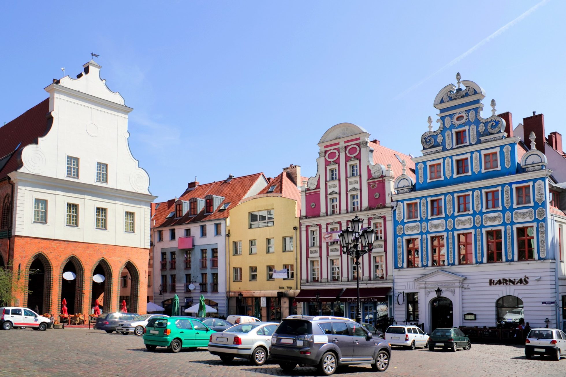 Kolorowe kamienice w Szczecinie, city break Szczecin