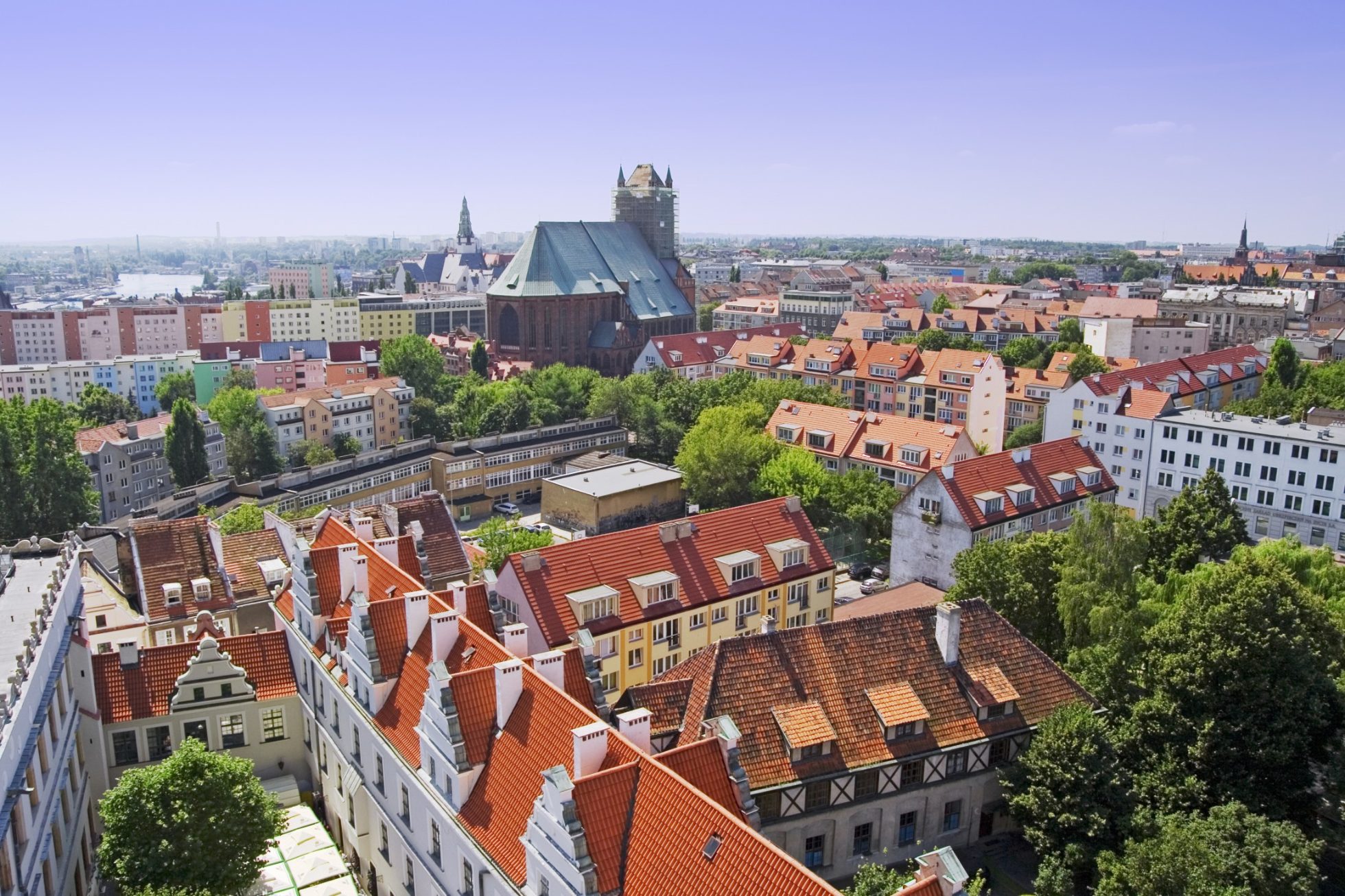 Szczecin z lotu ptaka