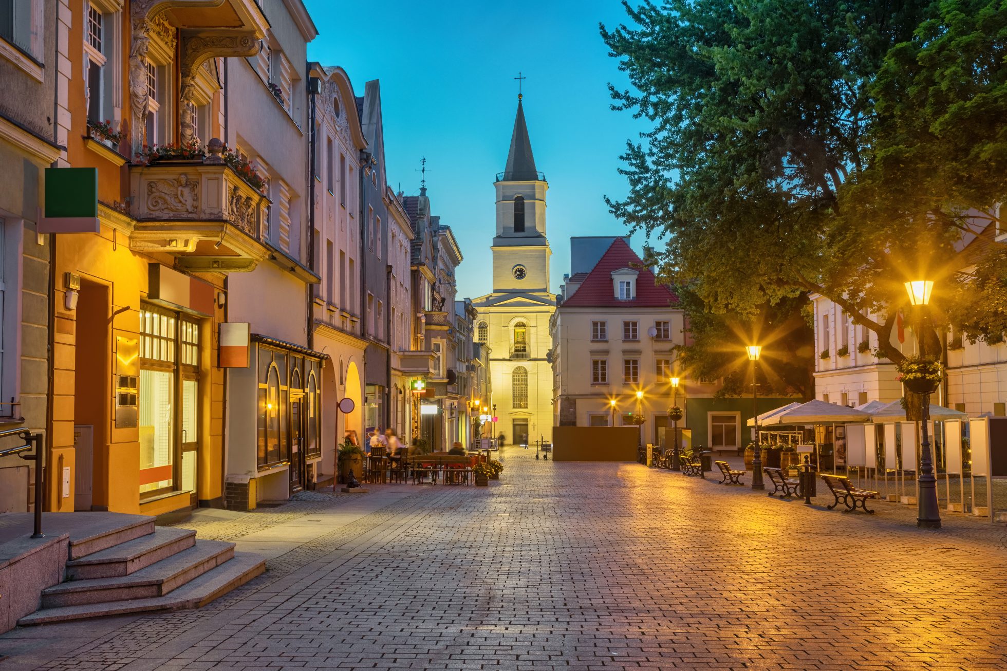 Bucharest during sunset