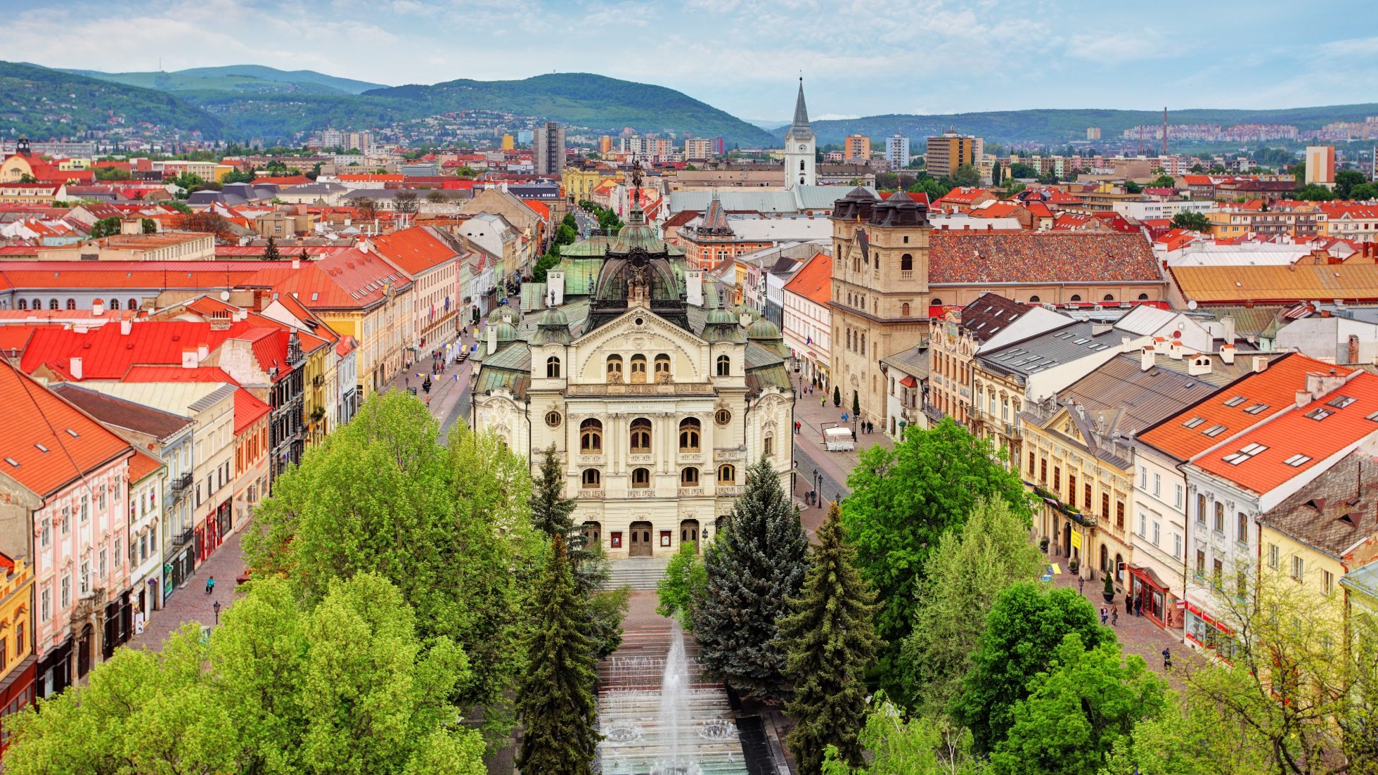 Koszyce - widok na miasto