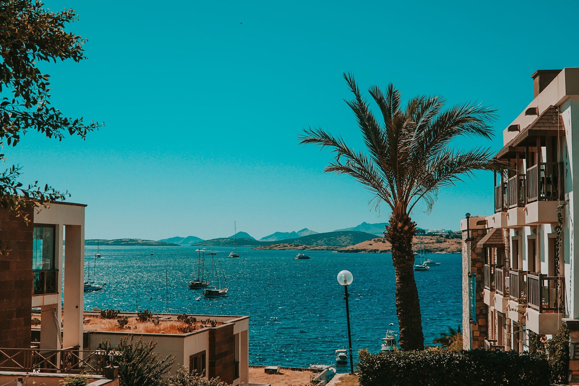 miasto Bodrum na Riwierze Tureckiej; wakacje w Turcji