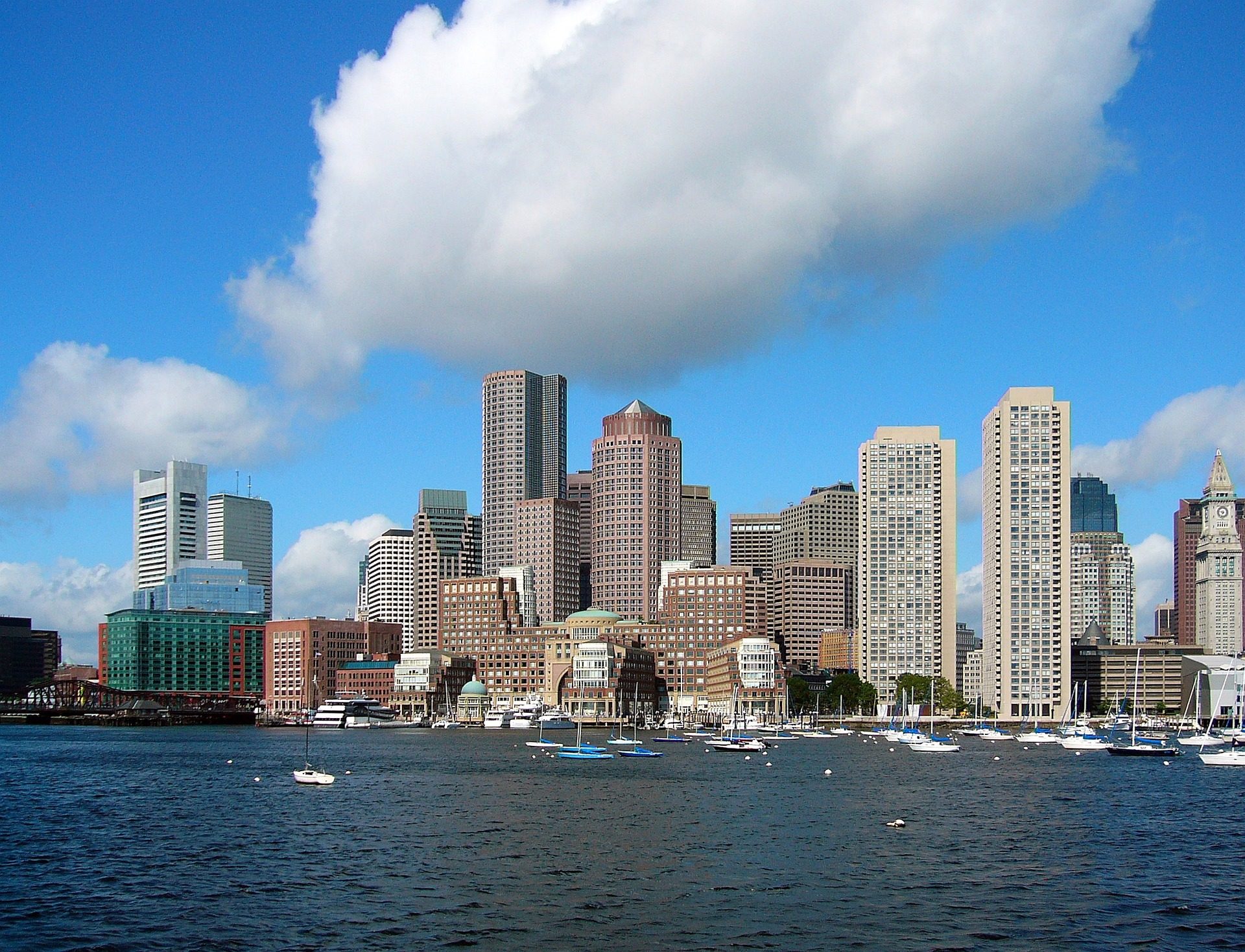 Widok na miasto Boston 