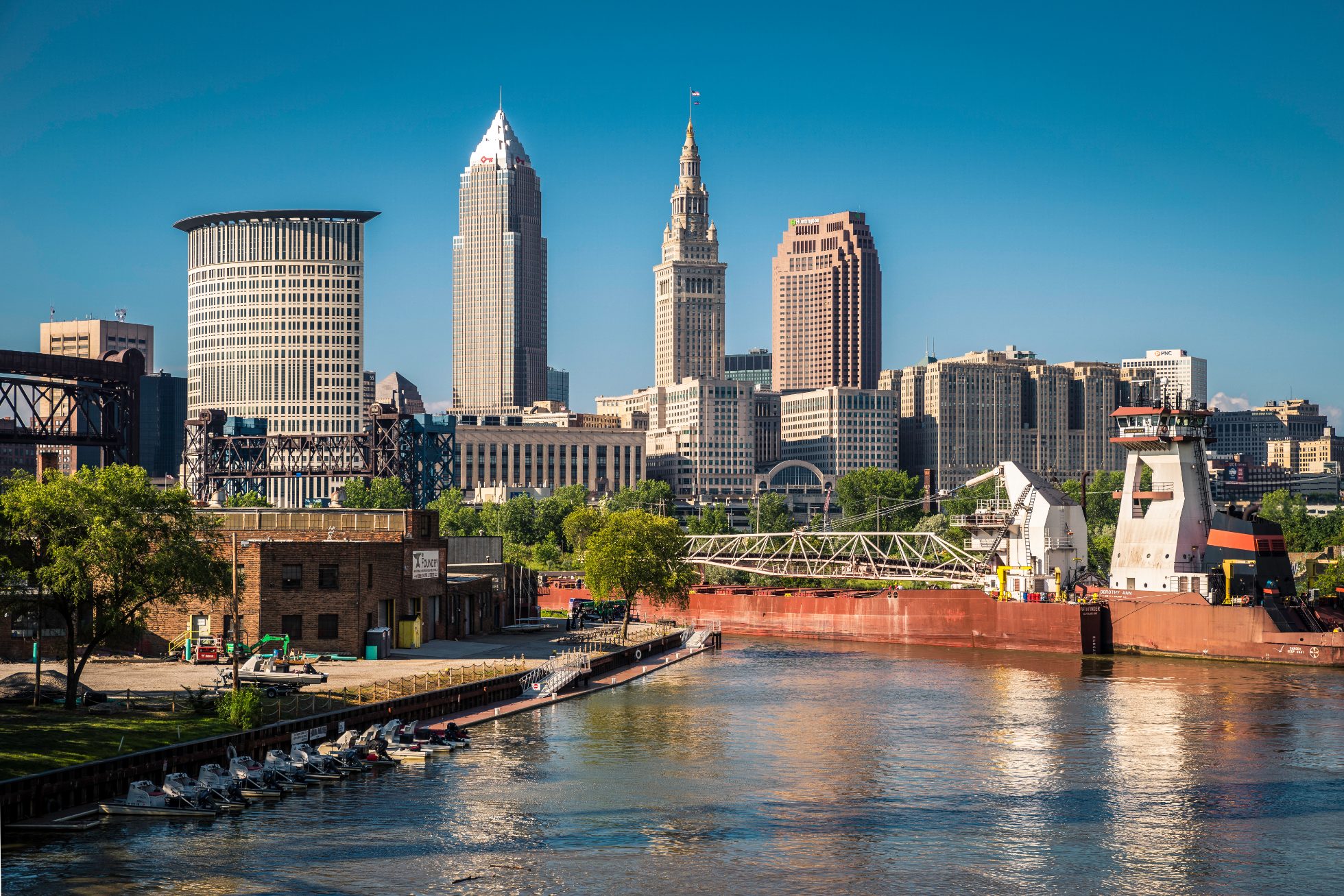 Widok na miasto Cleveland