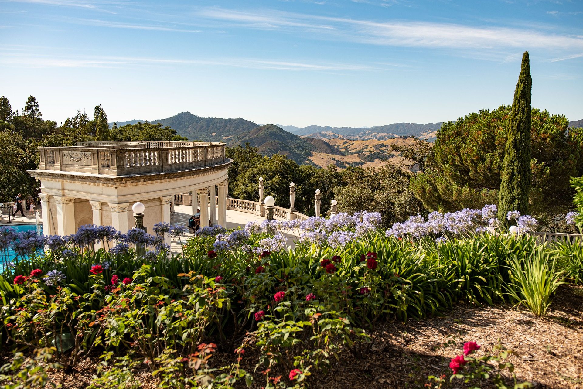 Rezydencja Hearst Castle niedaleko San Simeon w Kalifornii