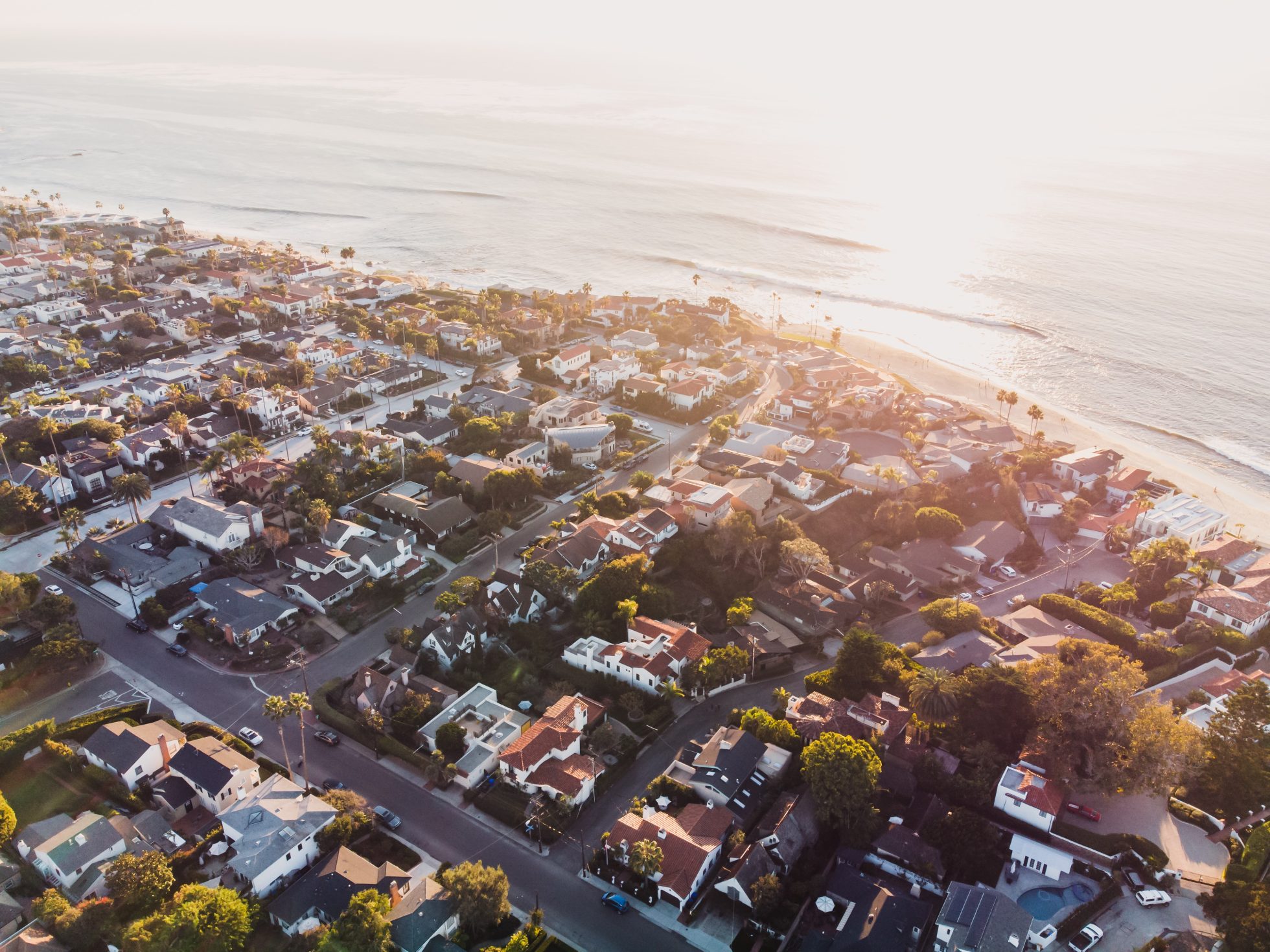 Panorama dzielnicy La Jolla w San Diego w USA