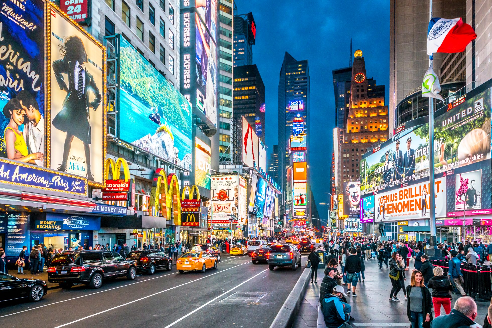 Times Square nocą