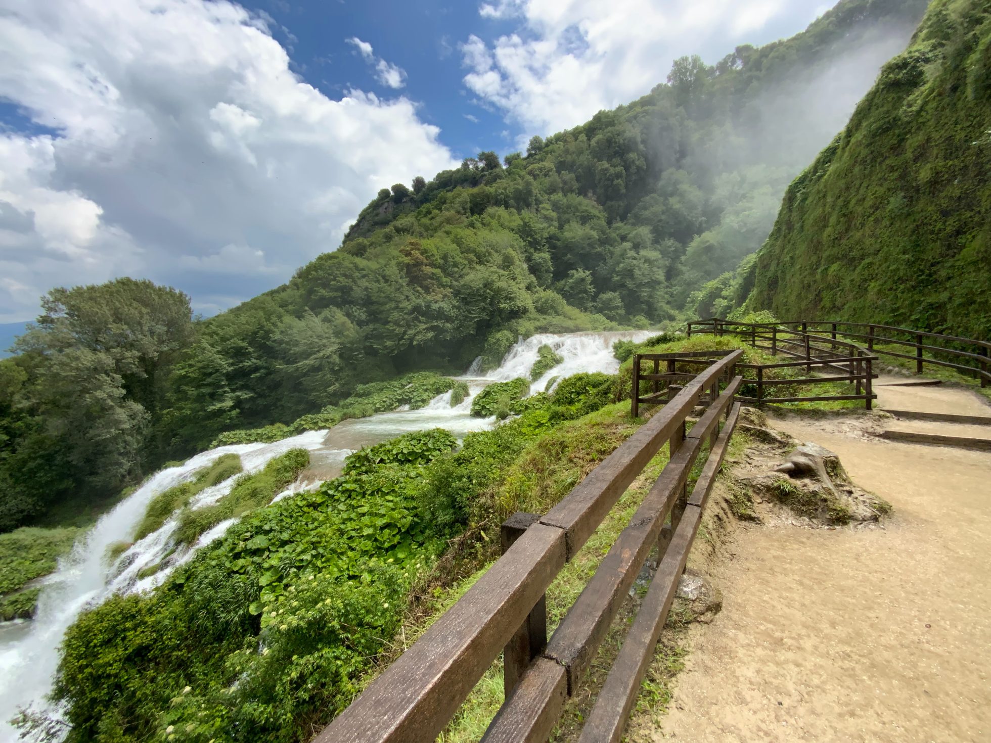 wodospad Cascata delle Marmore, walory przyrodnicze Włoch