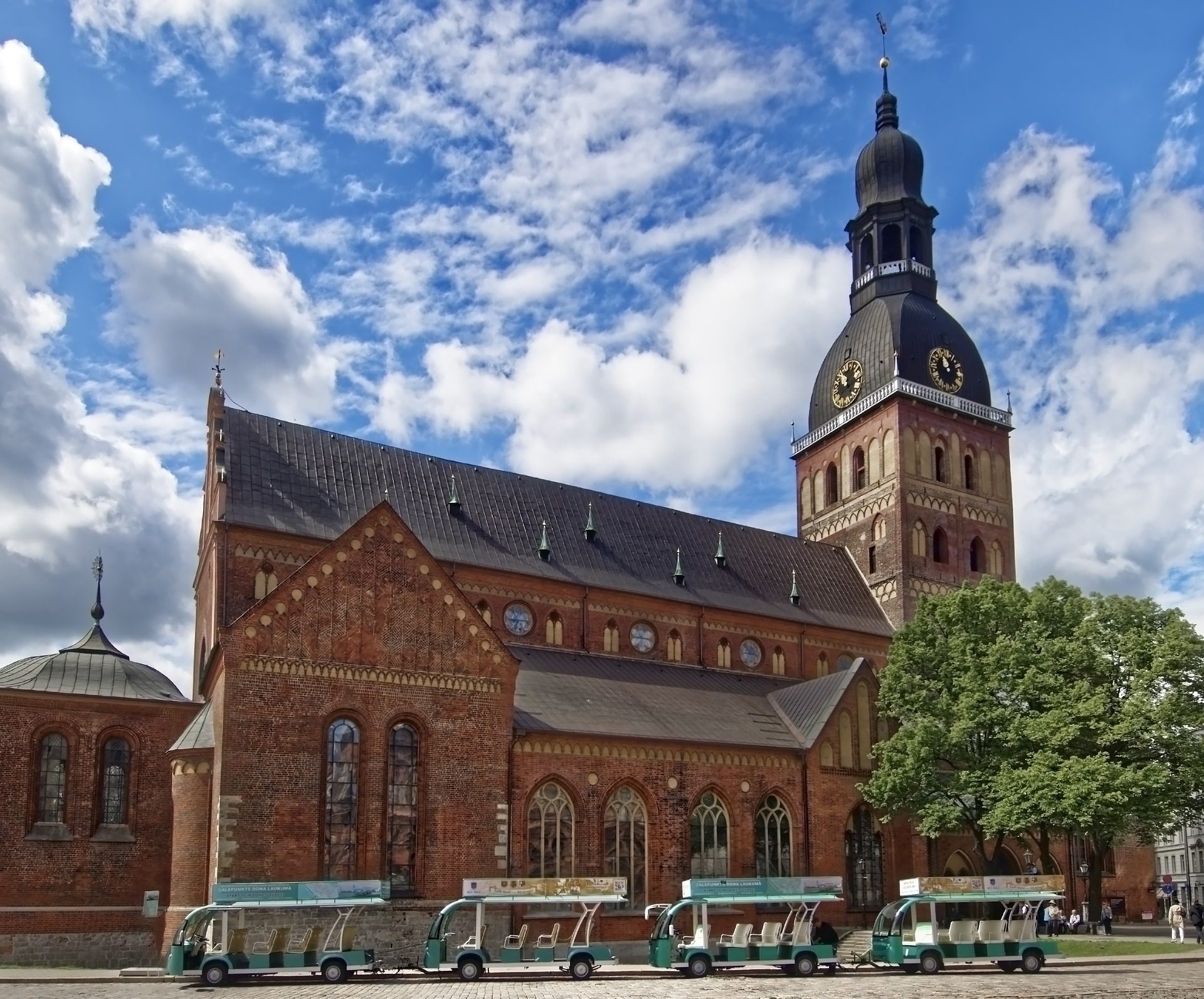 Widok na katedrę ryską