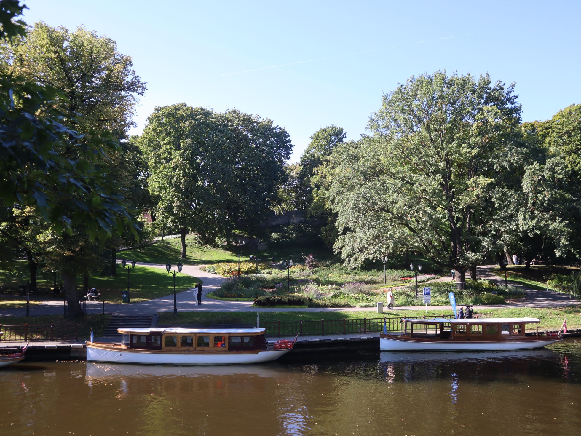 Widok na jeden z łotewskich parków
