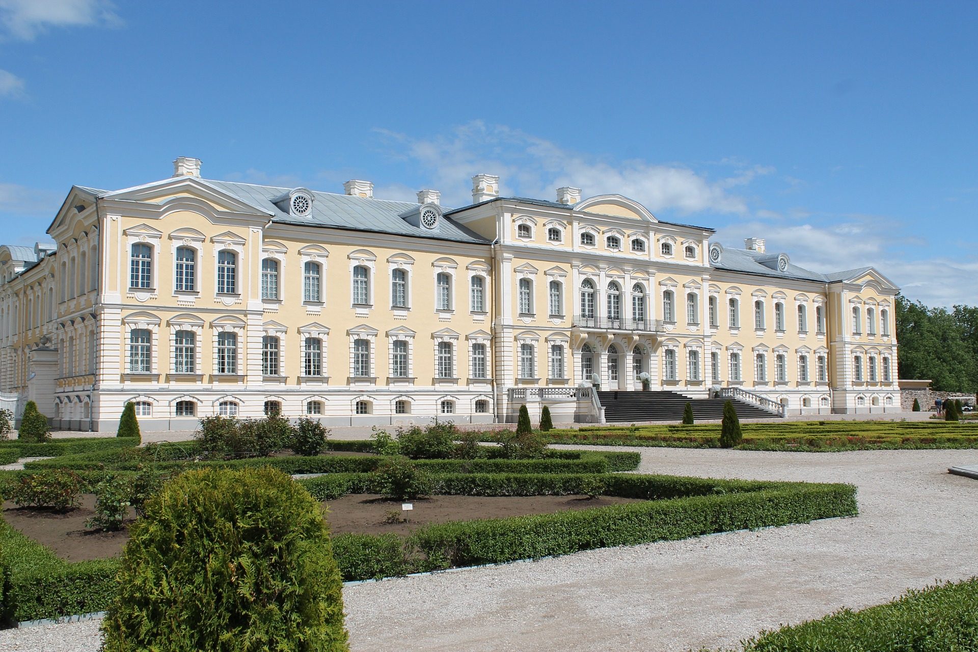 Pałac Pilsrundāle na Łotwie