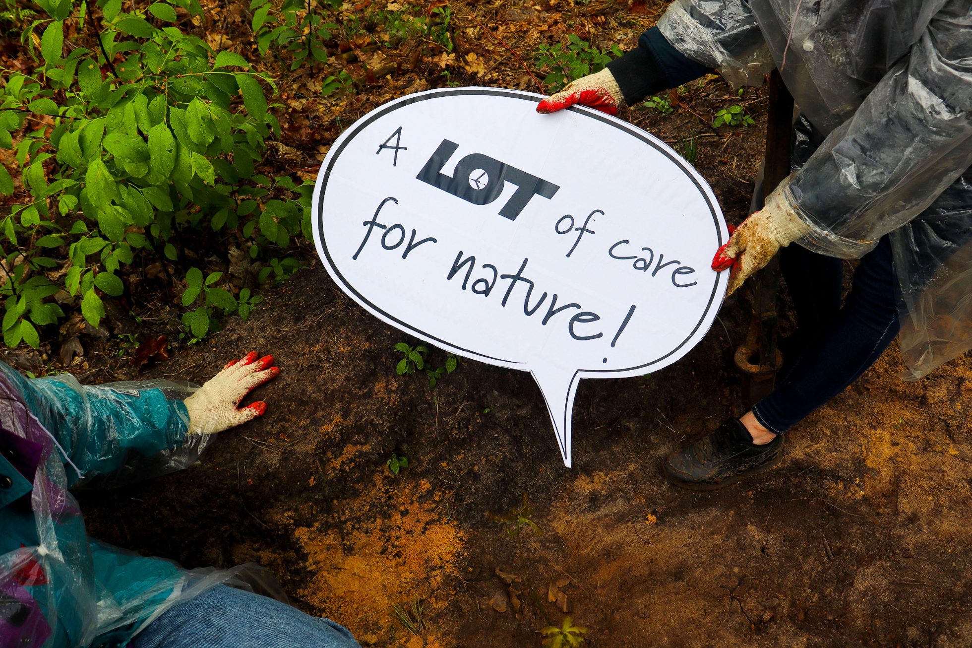 Planting trees as part of the LOT for the environment