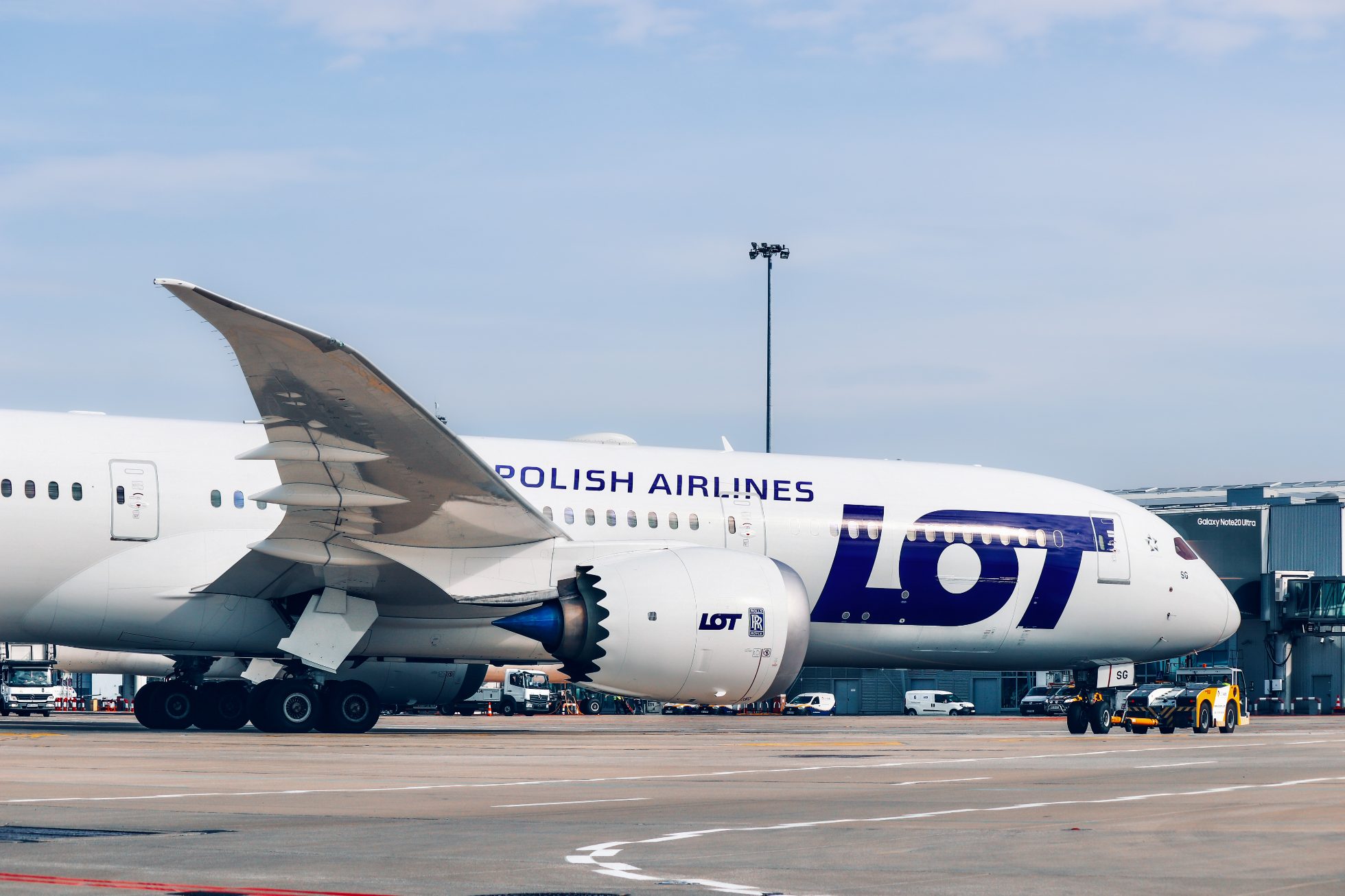 Boeing 787-9 na Lotnisku Chopina