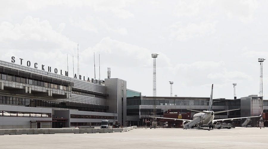Overall view of Stockholm Arlanda Airport