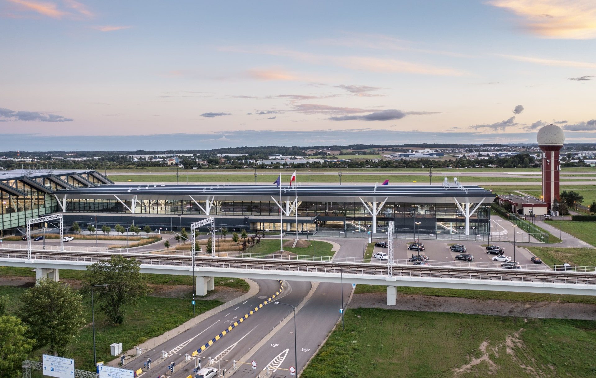 Widok na terminal w Gdańsku