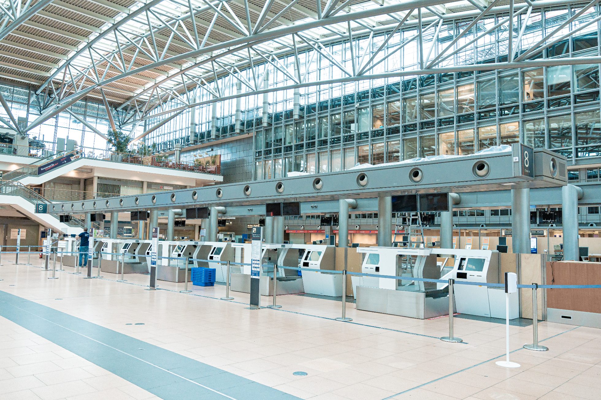 Bagging Point, Terminal 2 am Flughafen in Hamburg
