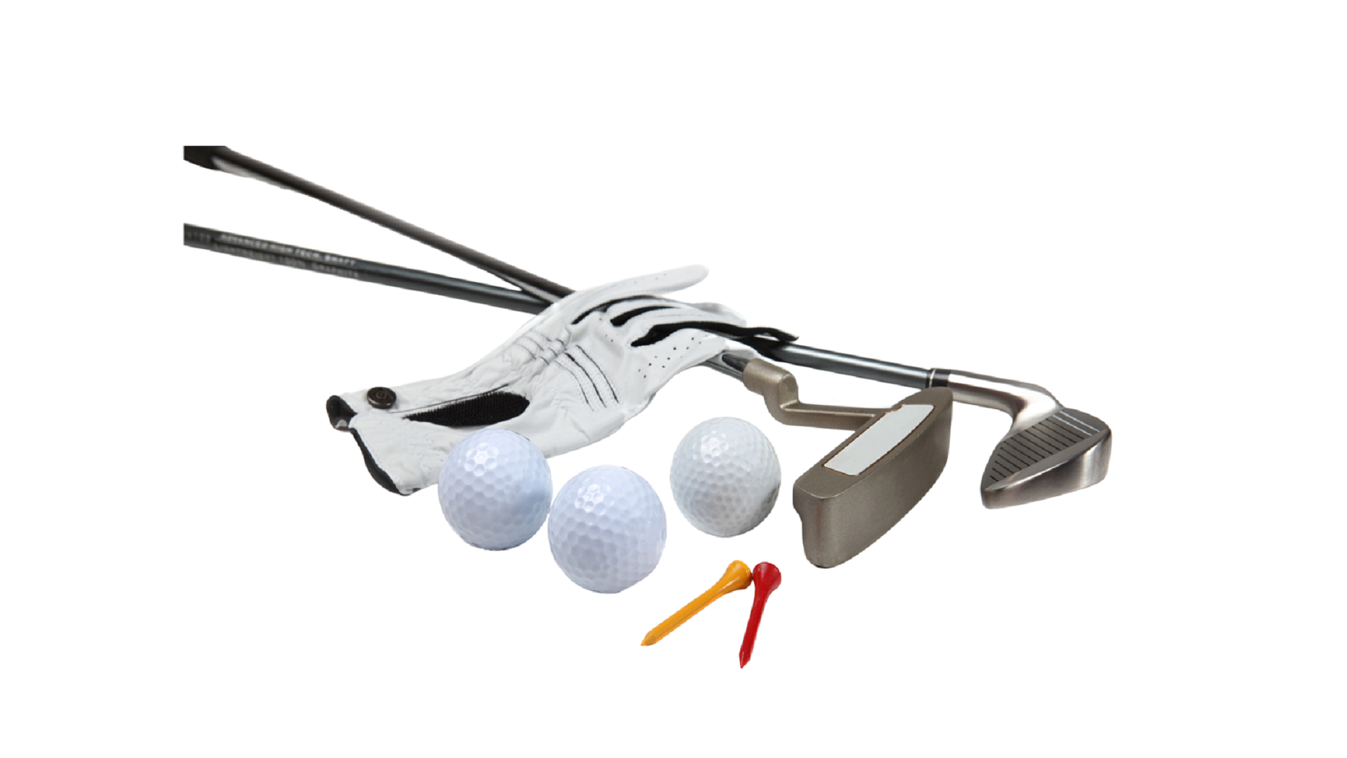 Sprzęt do golfa, kije, rękawiczki i piłki golfowe