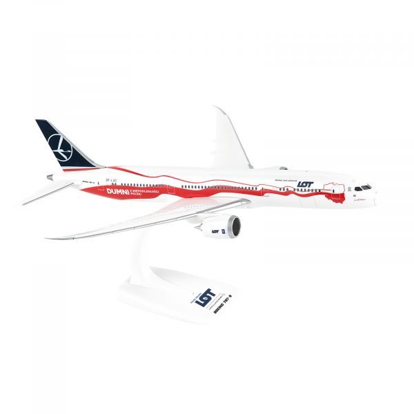 plastikowy model Boeinga 787 Dreamliner - prezenty na dzień dziecka