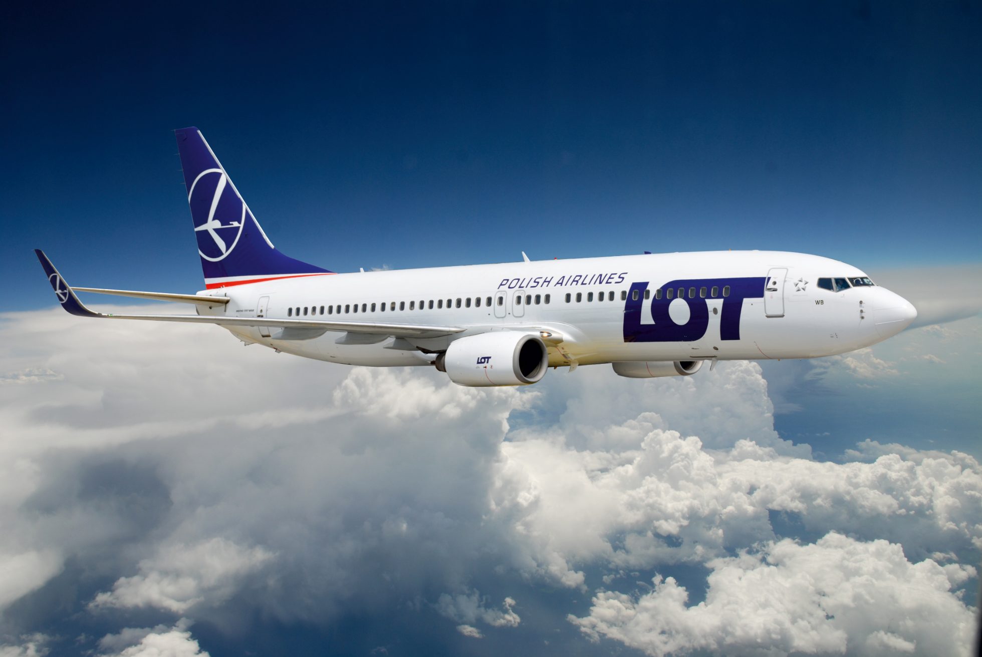 Boeing 737-800 w trakcie lotu
