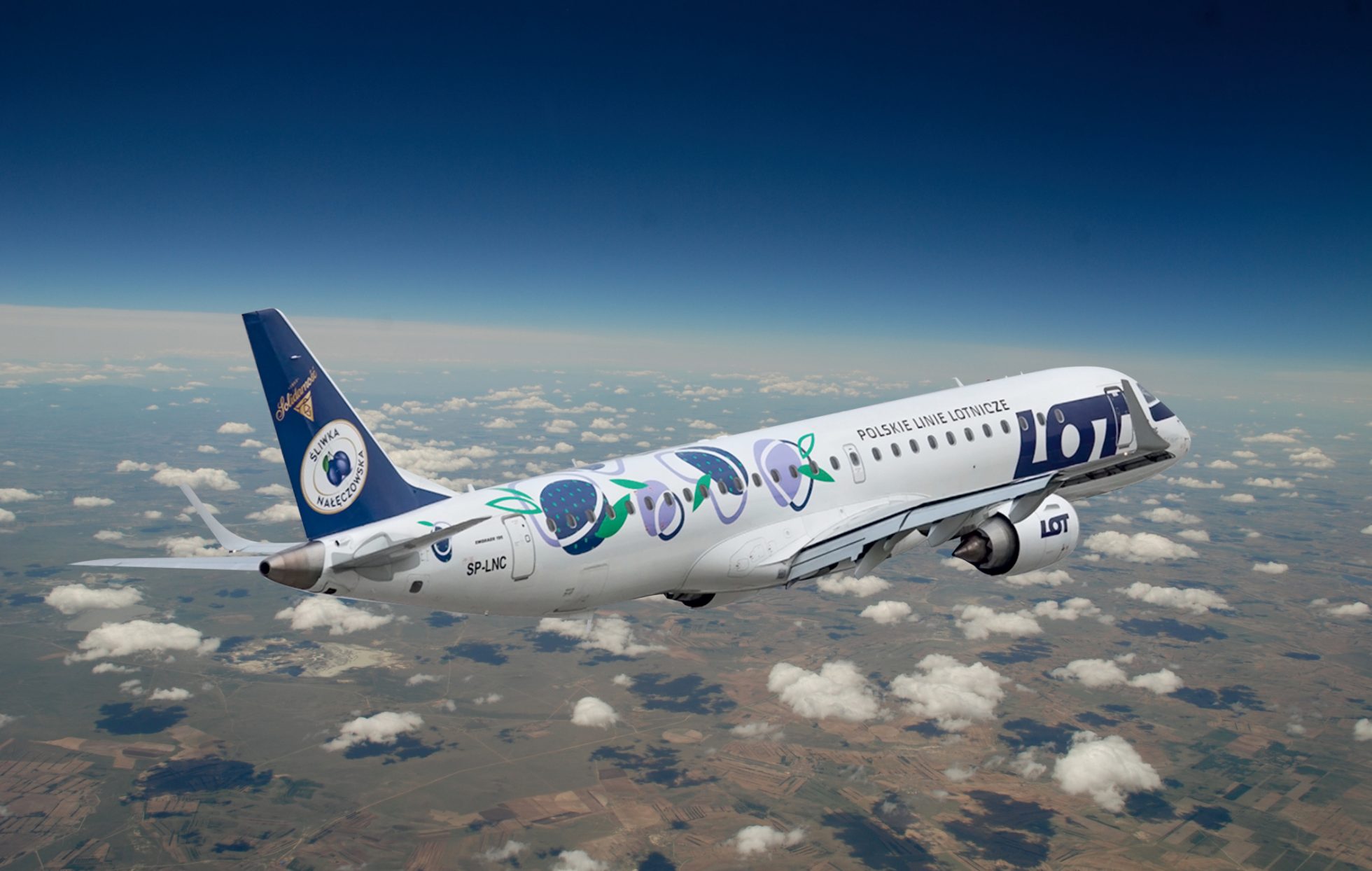 Embraer 195 | SP-LNC | 2019 | Śliwka Nałęczowska