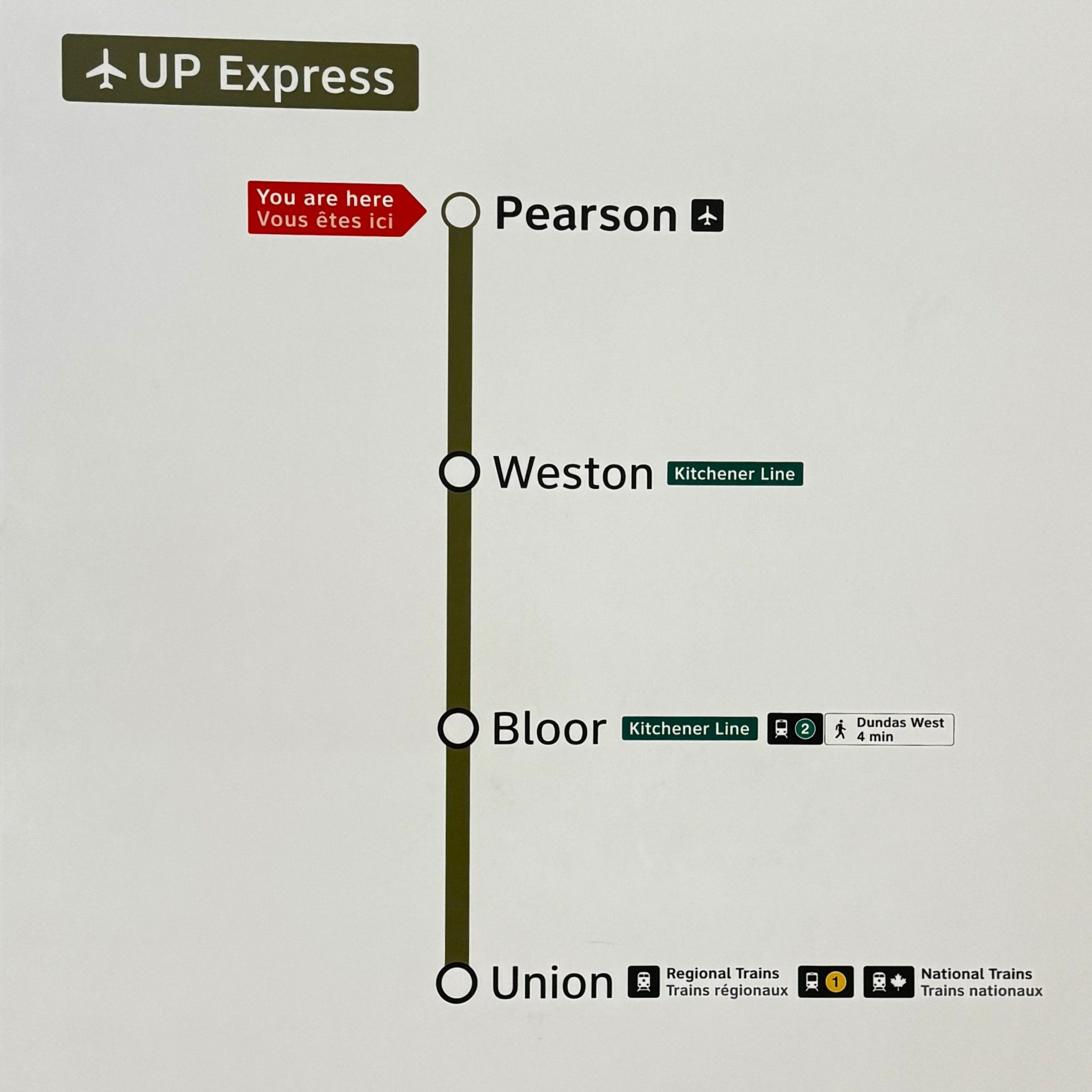  Mapa UP Express z lotniska | Adam Szóstko